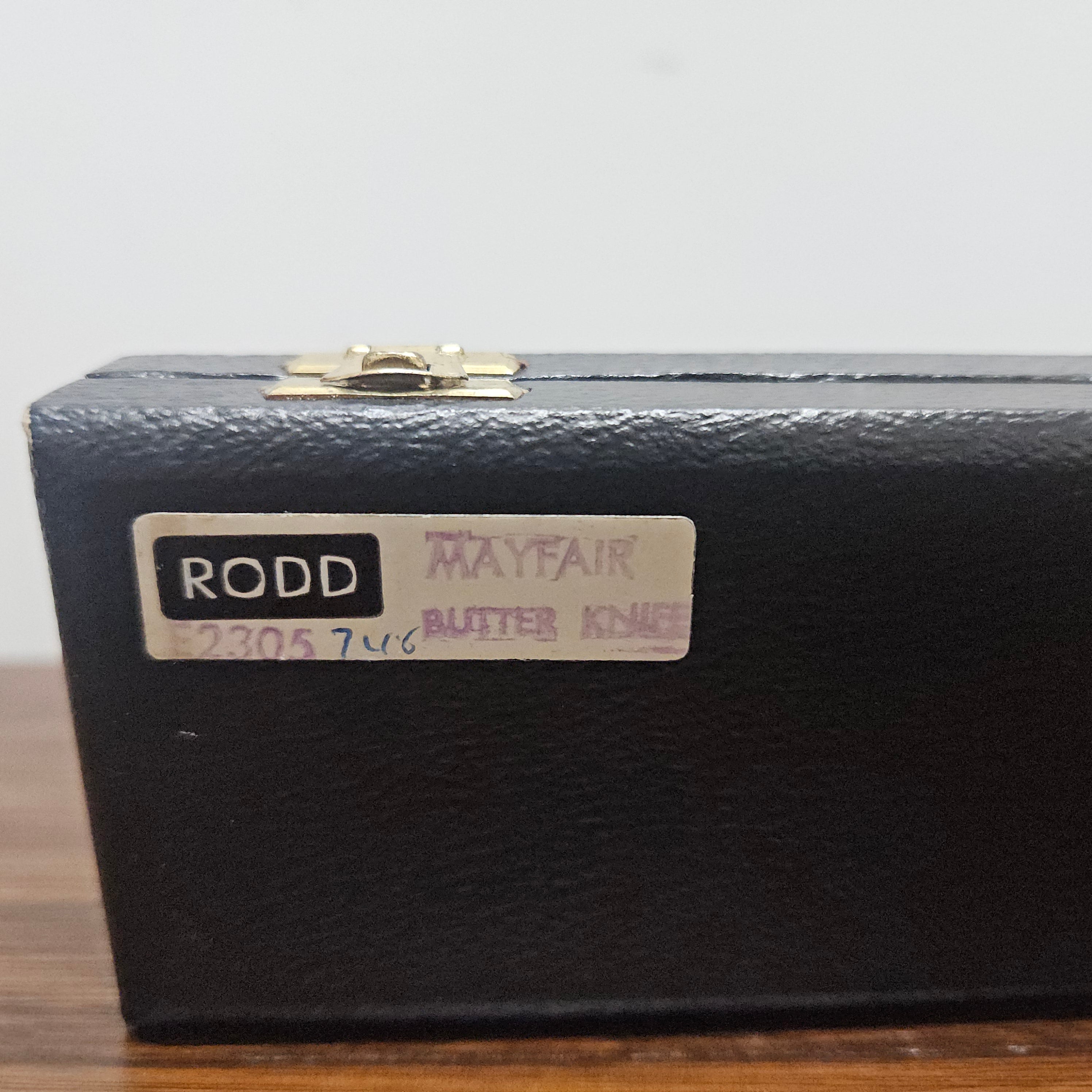 Rodd Mayfair Sterling Silver Butter Knife In Box | Antique & Vintage | Moonee Ponds Antiques | Australia Wide Delivery