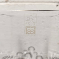 Riihimaen Finland " Lasi Stella Polaris" Glass Vase With Sticker | Antique & Vintage | Moonee Ponds Antiques | Australia Wide Delivery