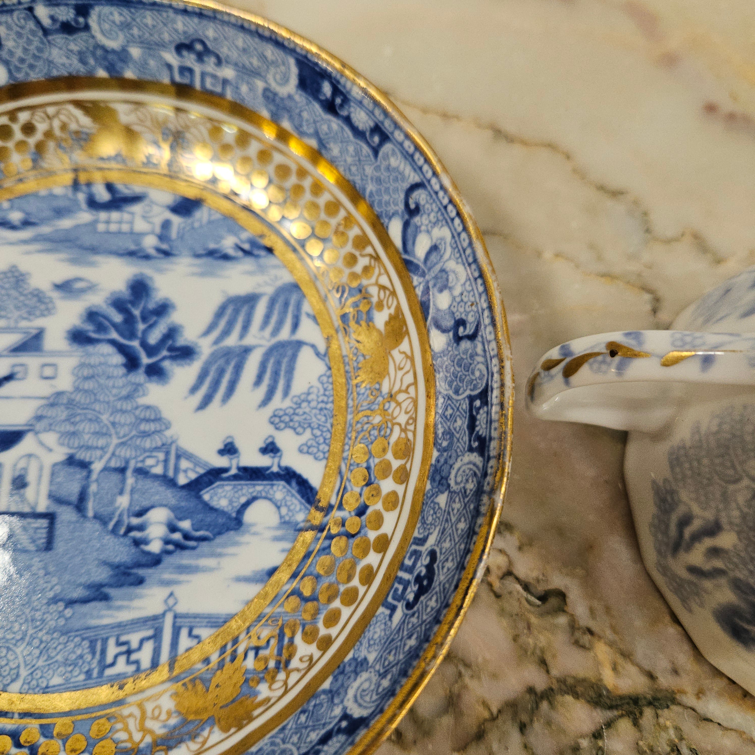 18th Century Worchester Cup & Saucer | Antique & Vintage | Moonee Ponds Antiques | Australia Wide Delivery