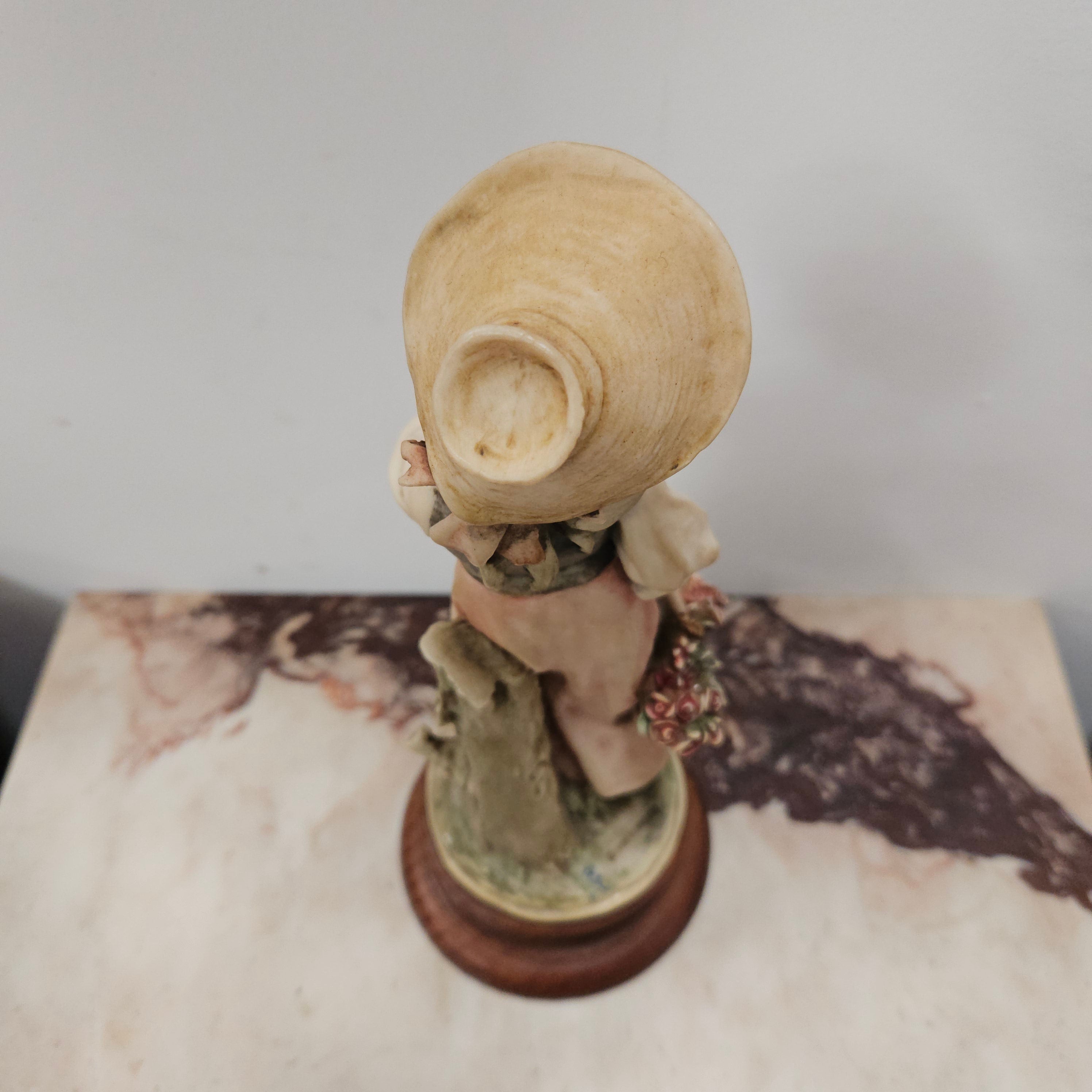 Capodimonte Signed Figurine | Antique & Vintage | Moonee Ponds Antiques | Australia Wide Delivery