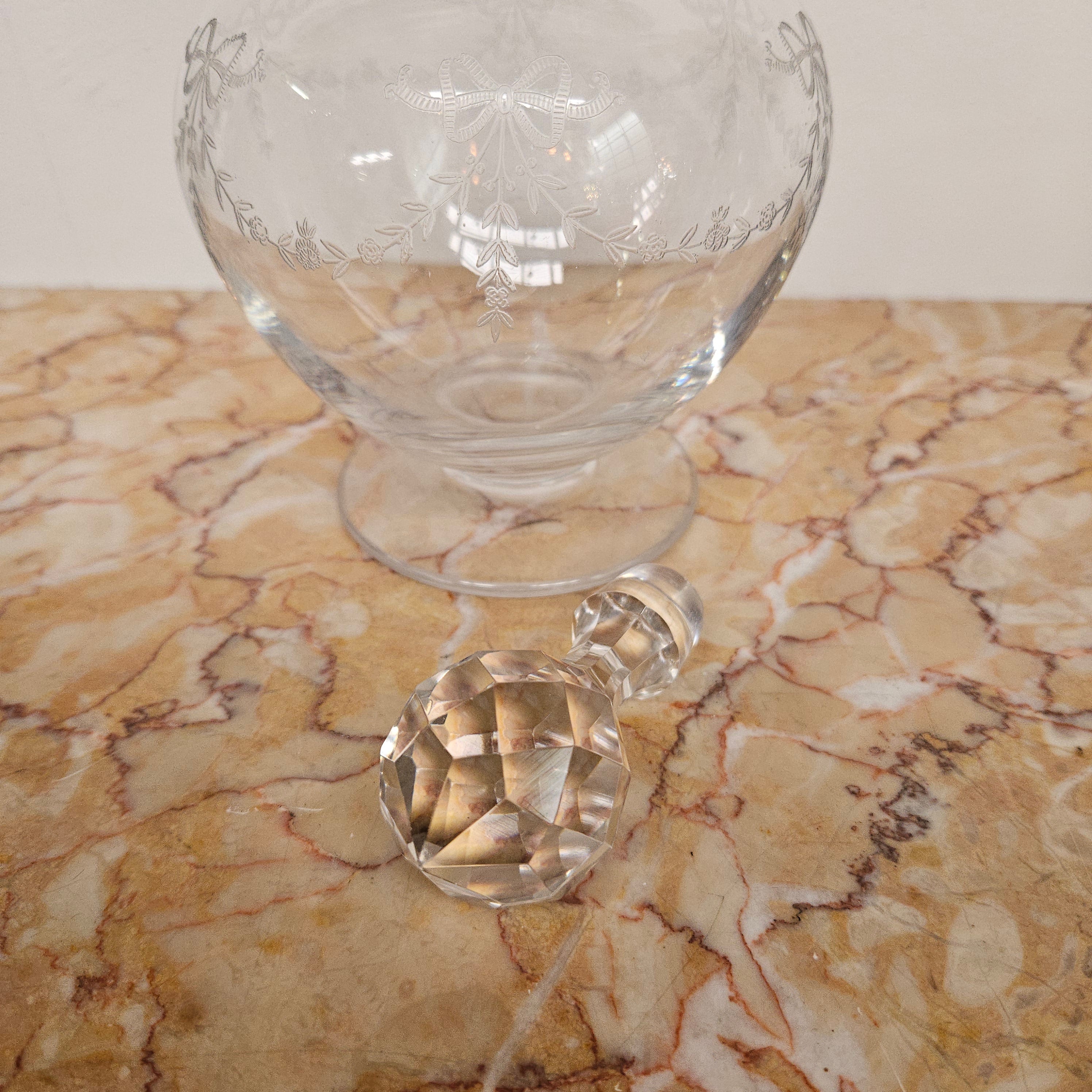 Large Crystal Glass Victorian Decanter | Antique & Vintage | Moonee Ponds Antiques | Australia Wide Delivery