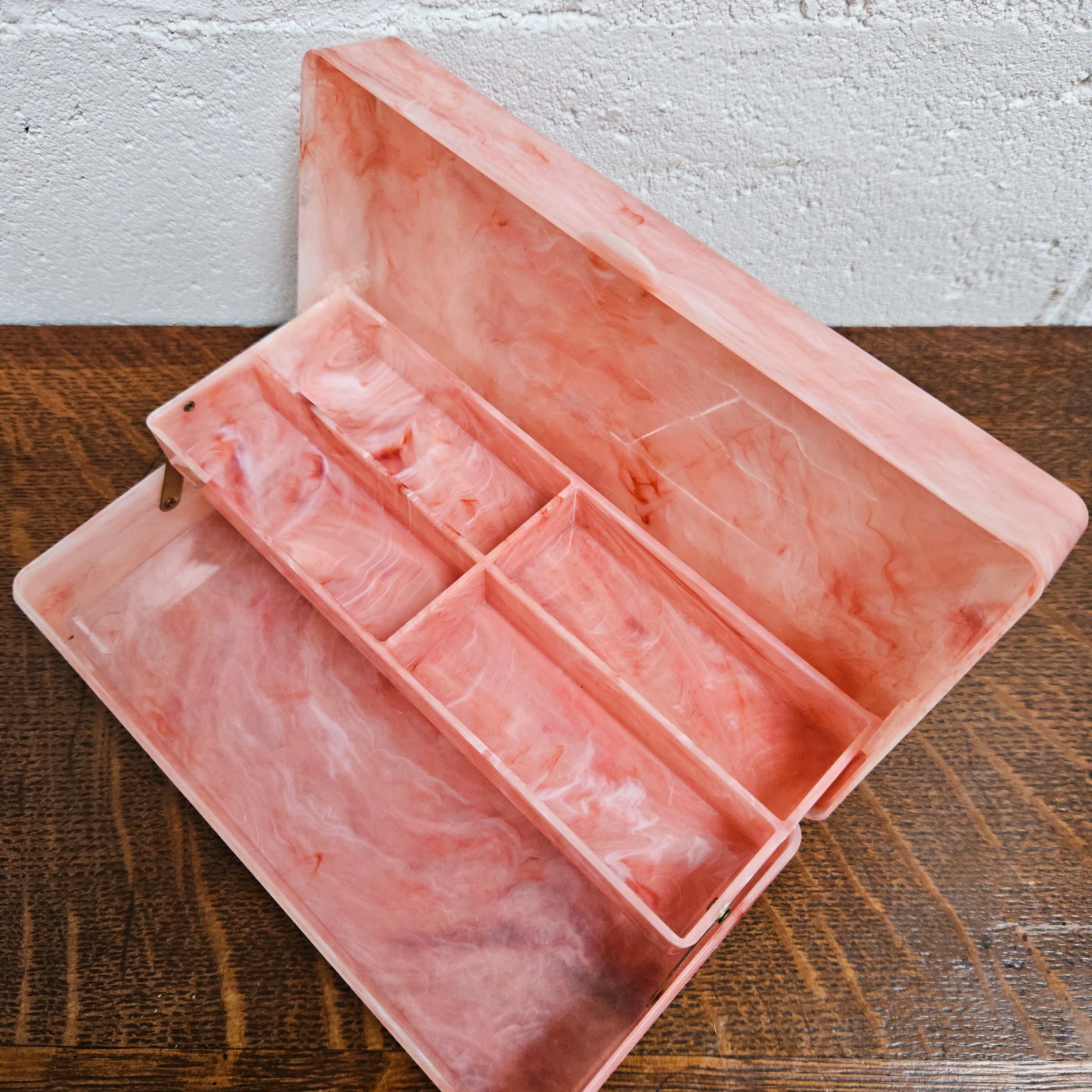 USA Commonwealth Plastic Corps. Jewellery Box | Antique & Vintage | Moonee Ponds Antiques | Australia Wide Delivery