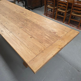 Impressive Vintage Reclaimed Spruce 3 Meter Dining Table