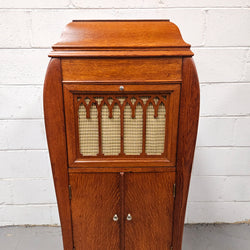 Vintage Oak Cased Gramophone | Antique & Vintage | Moonee Ponds Antiques | Australia Wide Delivery