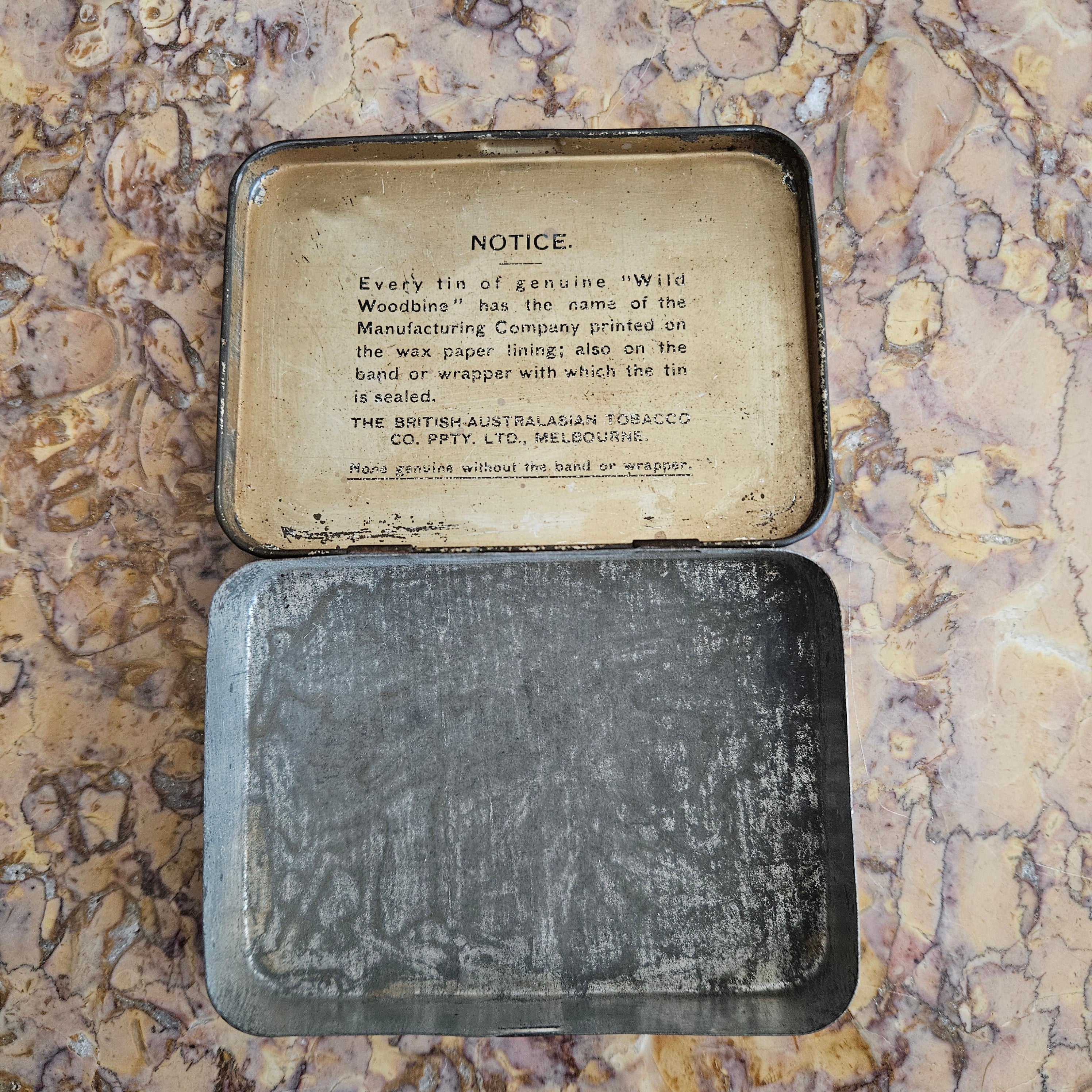 Vintage "Wild Woodbine" Tobacco Tin | Antique & Vintage | Moonee Ponds Antiques | Australia Wide Delivery