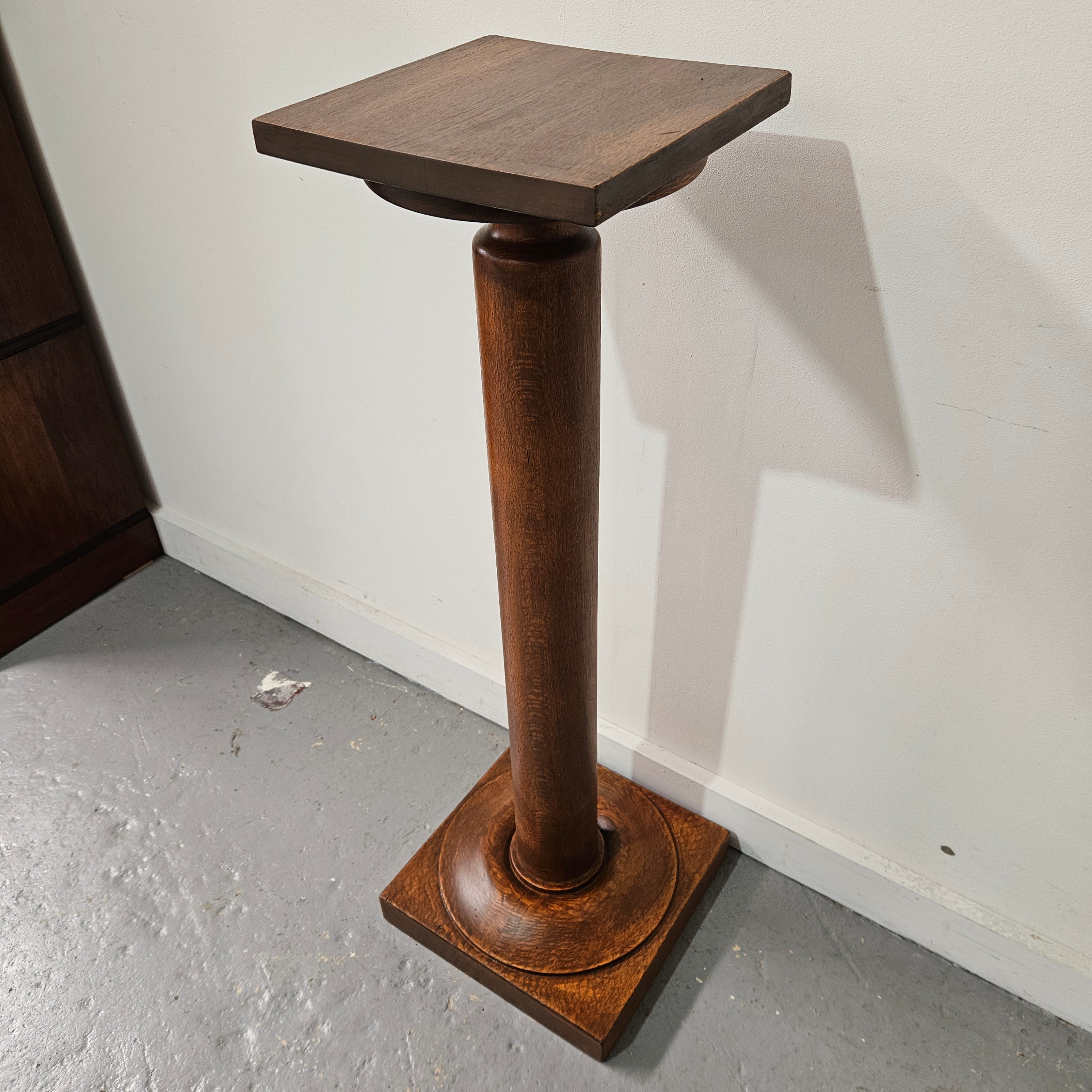 Edwardian Oak Pedestal | Antique & Vintage | Moonee Ponds Antiques | Australia Wide Delivery