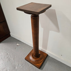 Edwardian Oak Pedestal | Antique & Vintage | Moonee Ponds Antiques | Australia Wide Delivery