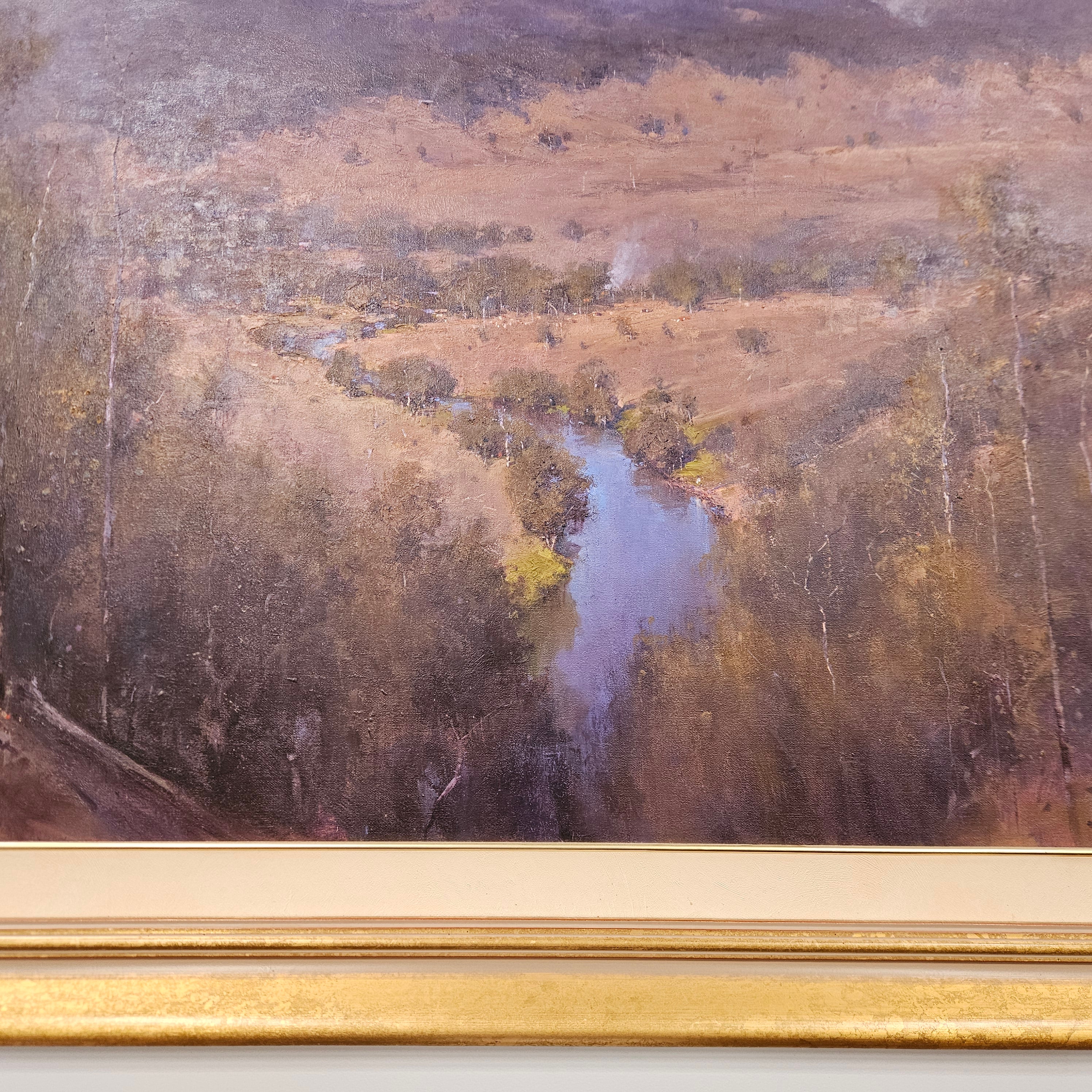 John Bredl Signed 'The Hunter Valley' Painting | Antique & Vintage | Moonee Ponds Antiques | Australia Wide Delivery
