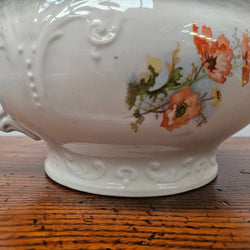 Antique Victorian White / Floral Chamber Pot | Antique & Vintage | Moonee Ponds Antiques | Australia Wide Delivery