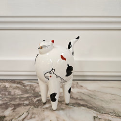 Vintage Villery & Boch Whimsical Porcelain Cat Figure | Antique & Vintage | Moonee Ponds Antiques | Australia Wide Delivery