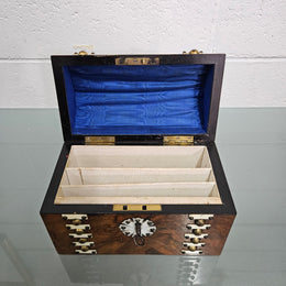 Victorian Walnut Stationary Box