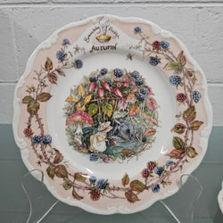 Vintage Set of 4 Seasons Brambly Plates | Antique & Vintage | Moonee Ponds Antiques | Australia Wide Delivery