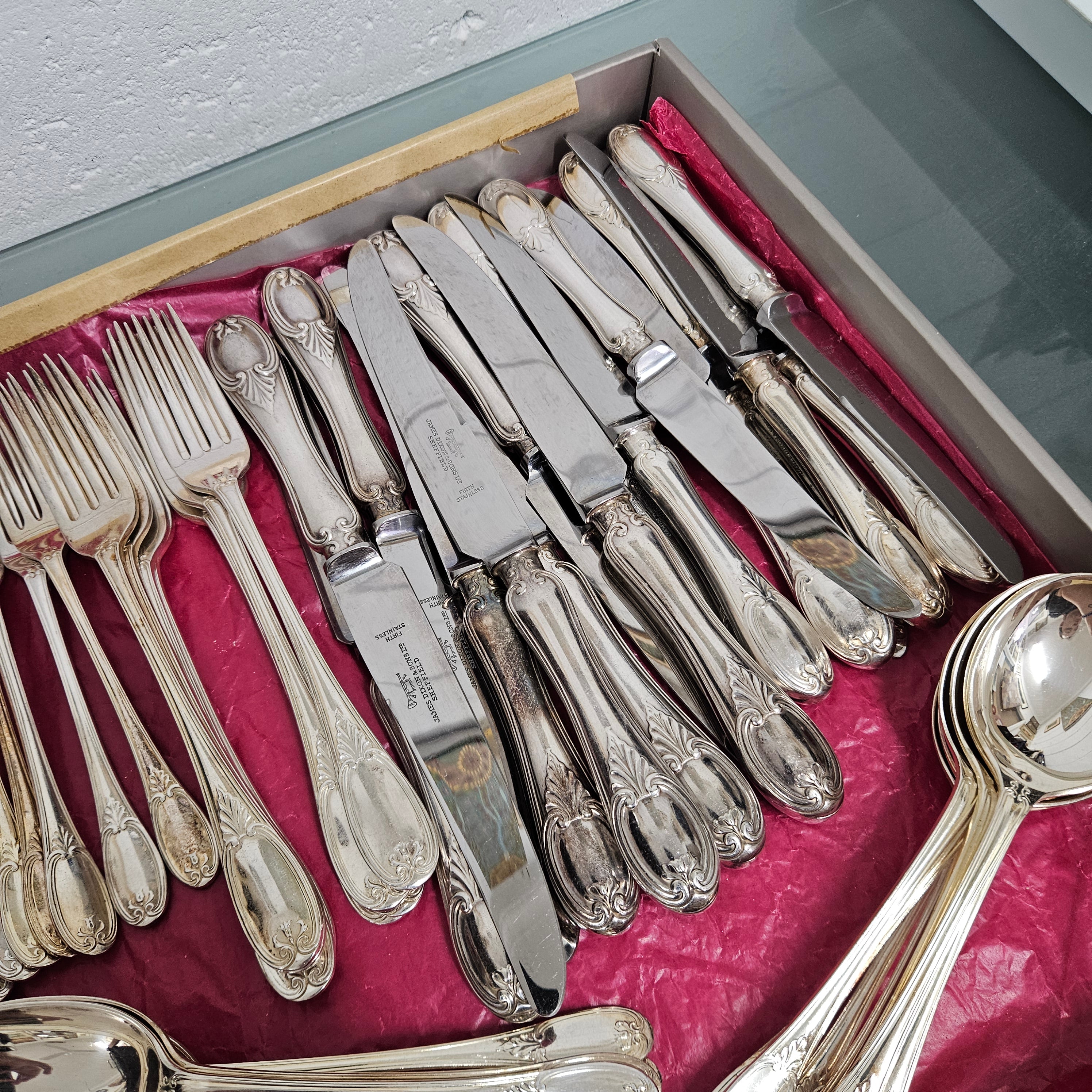 Vintage Cutlery Setting For Eight James Dixon & Sons Sheffield | Antique & Vintage | Moonee Ponds Antiques | Australia Wide Delivery