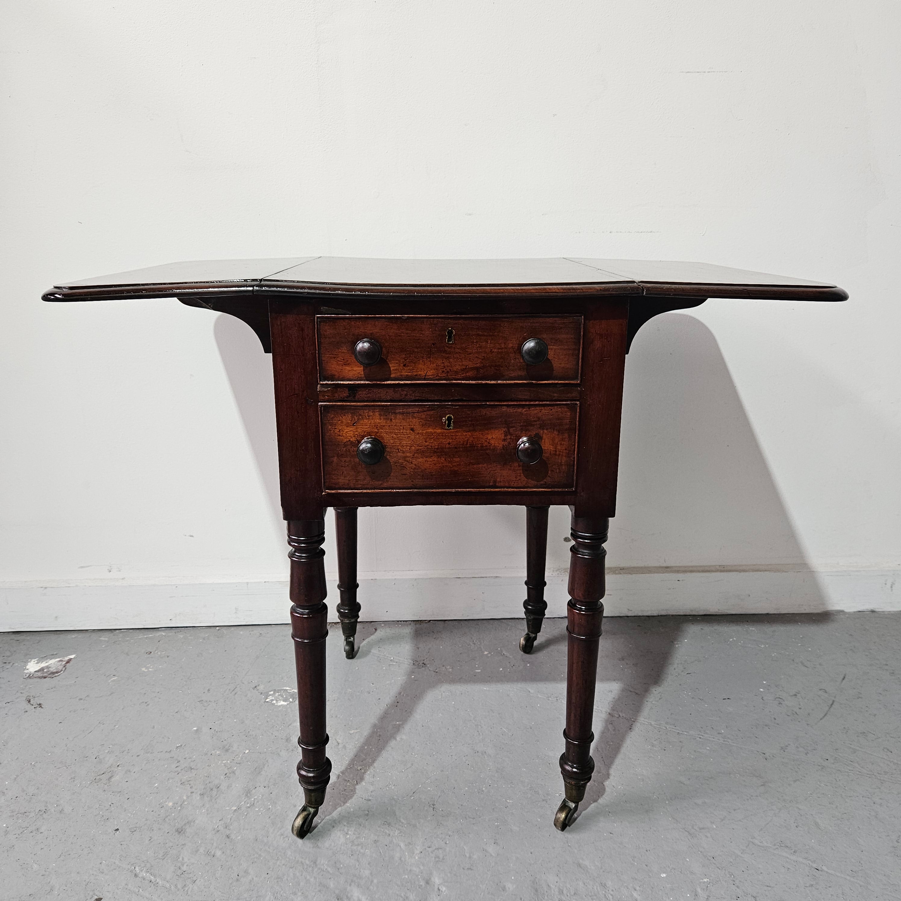 Latest Georgian Work Sewing Table | Antique & Vintage | Moonee Ponds Antiques | Australia Wide Delivery