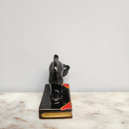 Vintage Cat on Book Ornament