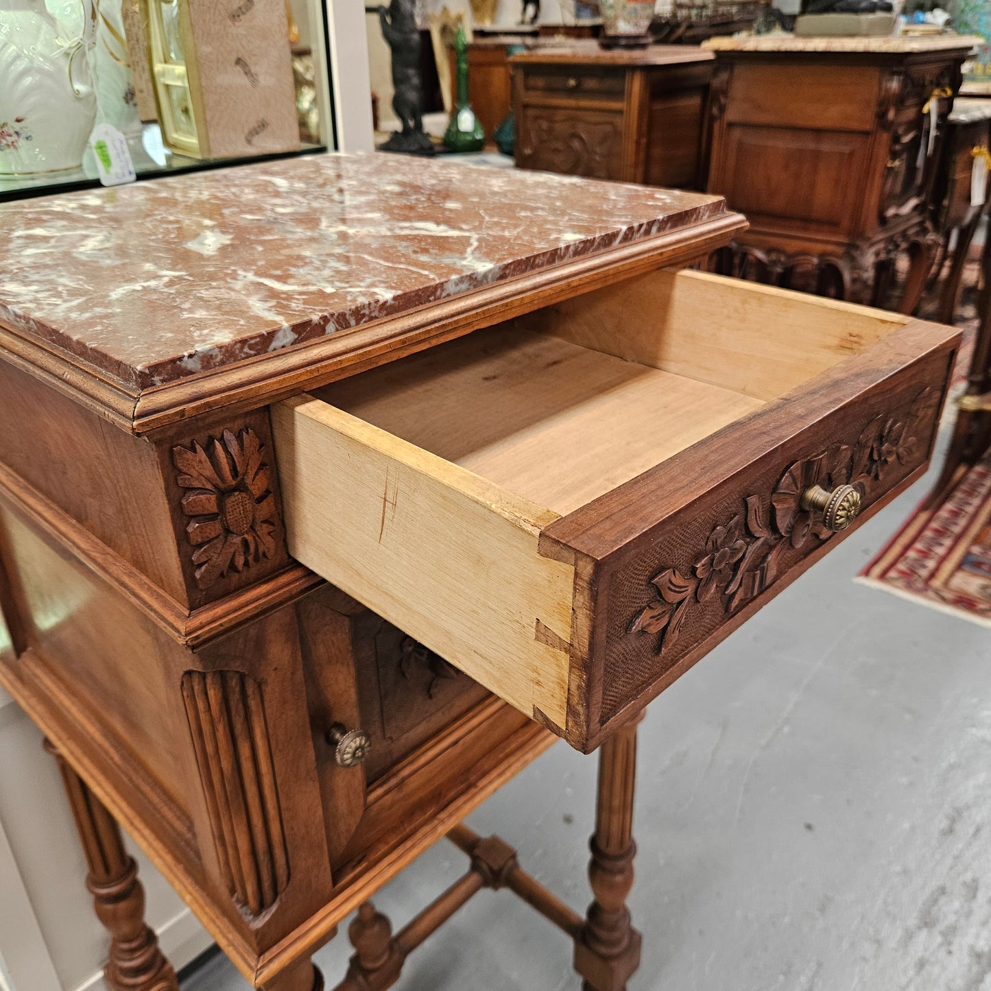 Louis XVI Style Single Bedside Table