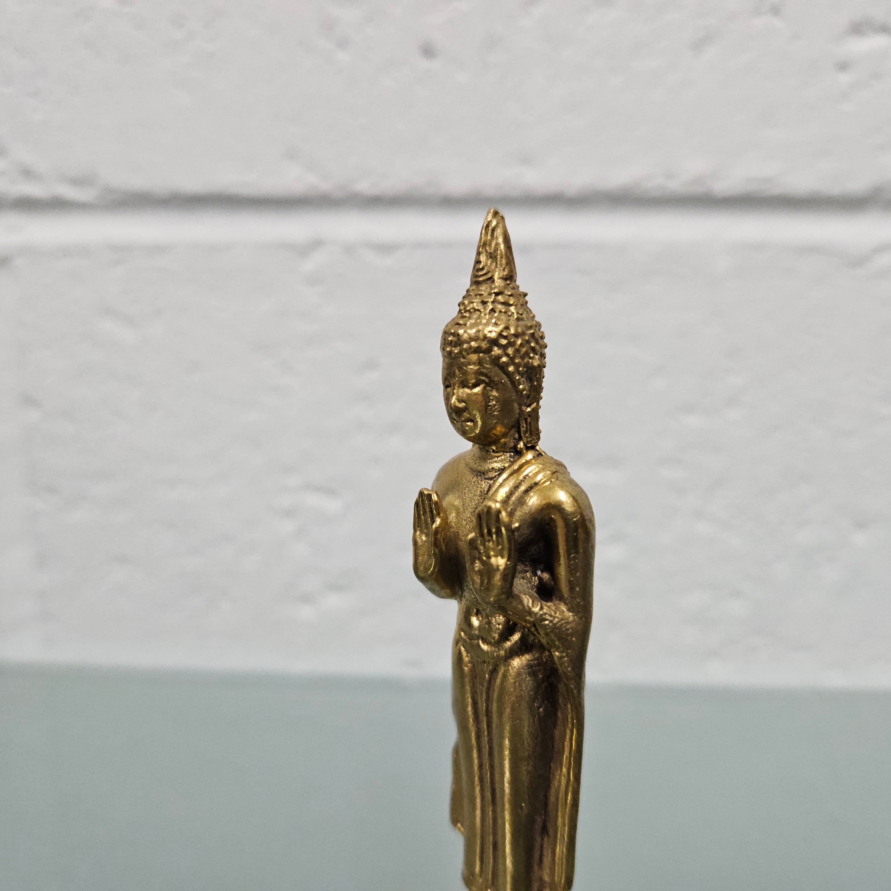 Vintage Gilt Brass Buddha Statue | Antique & Vintage | Moonee Ponds Antiques | Australia Wide Delivery