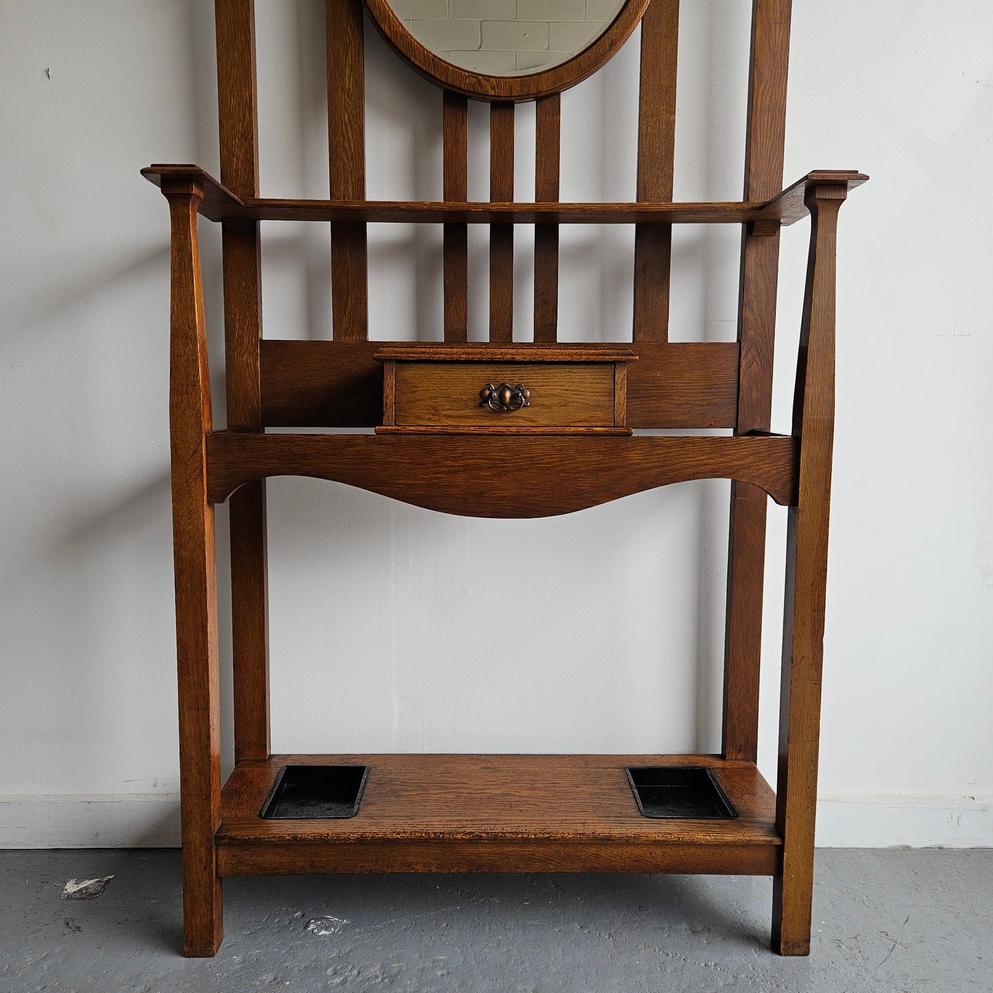 Stunning Arts & Crafts Hallstand