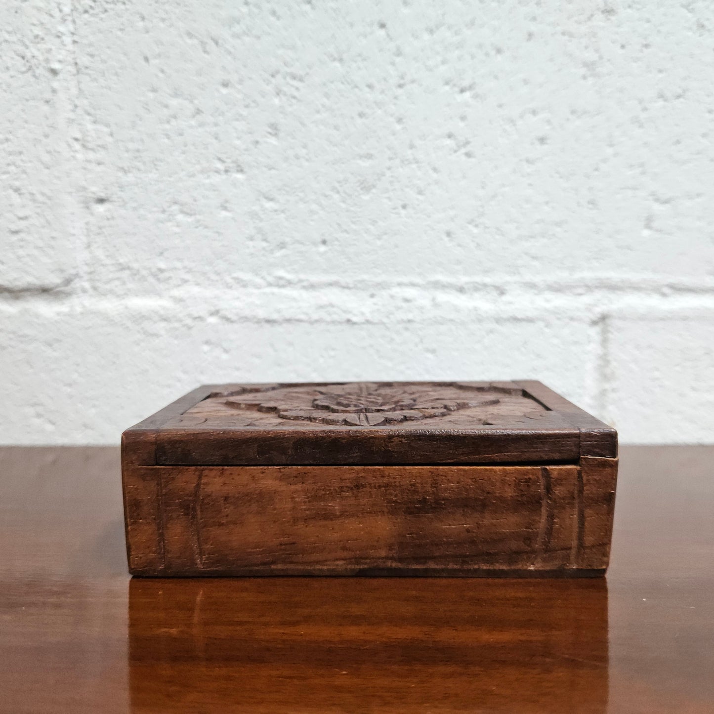 Vintage Hand Carved Box