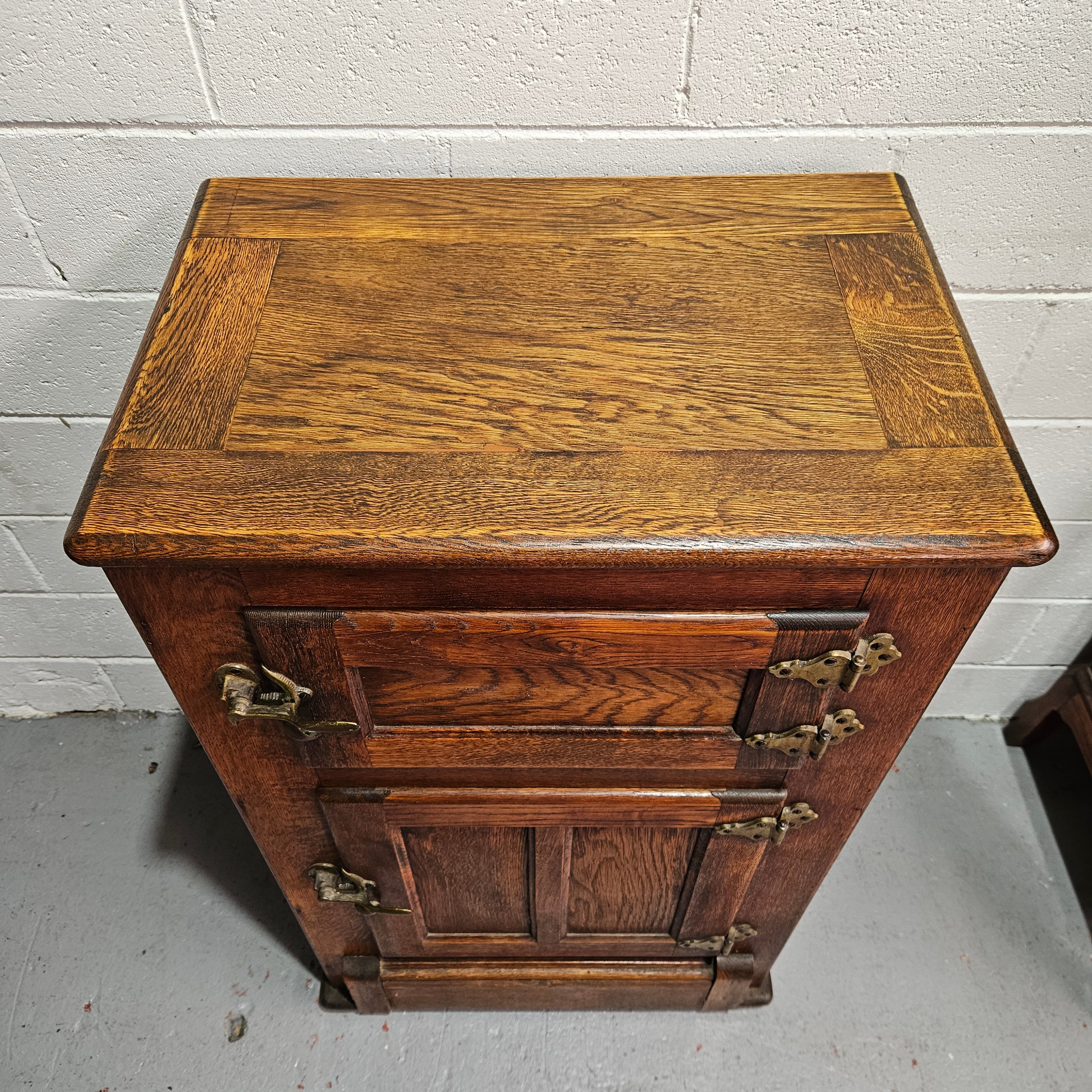 Vintage Oak Ice Chest | Antique & Vintage | Moonee Ponds Antiques | Australia Wide Delivery