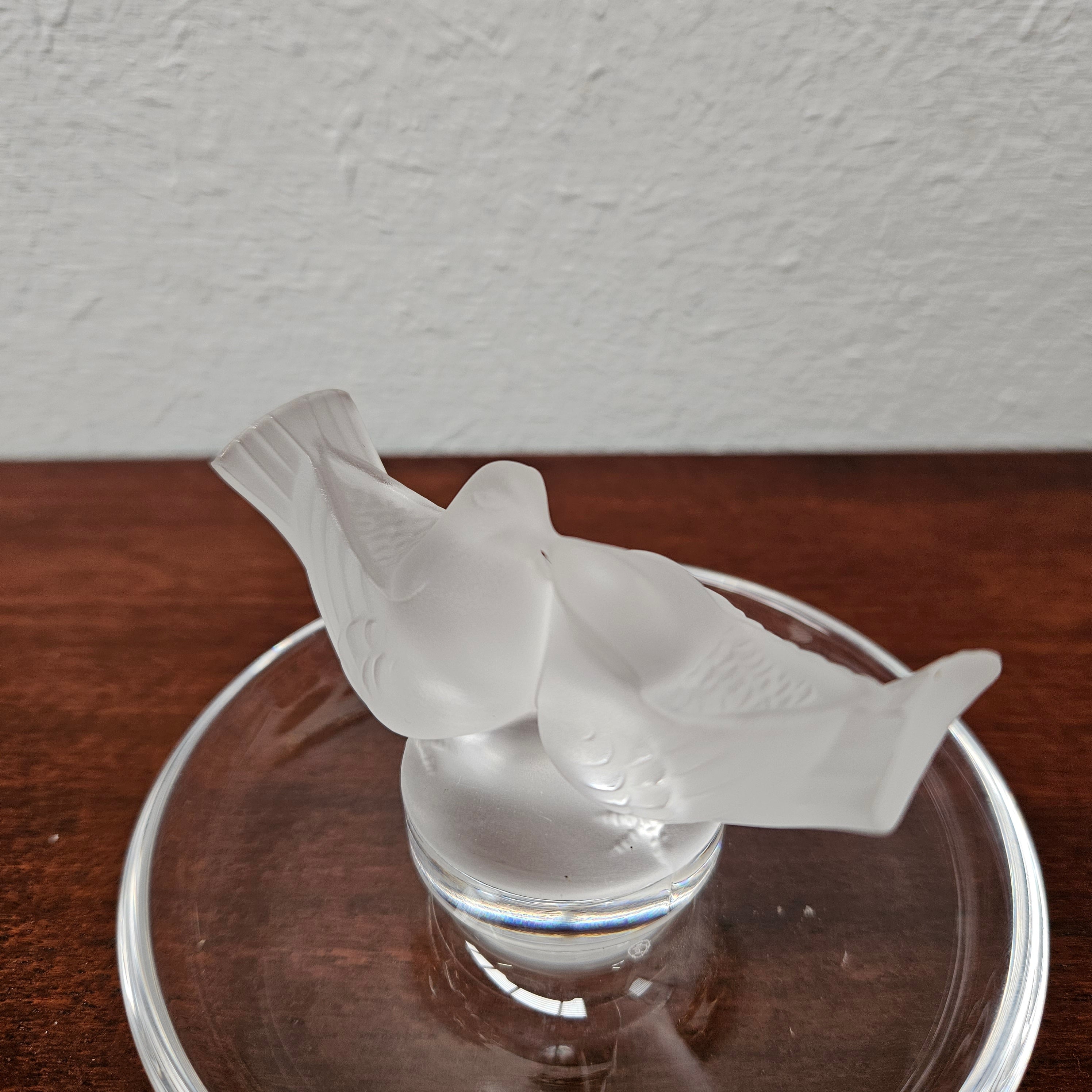 Lalique Love Birds Ring/Pin Tray | Antique & Vintage | Moonee Ponds Antiques | Australia Wide Delivery