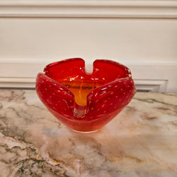 Murano Style Amberina Glass Bowl | Antique & Vintage | Moonee Ponds Antiques | Australia Wide Delivery