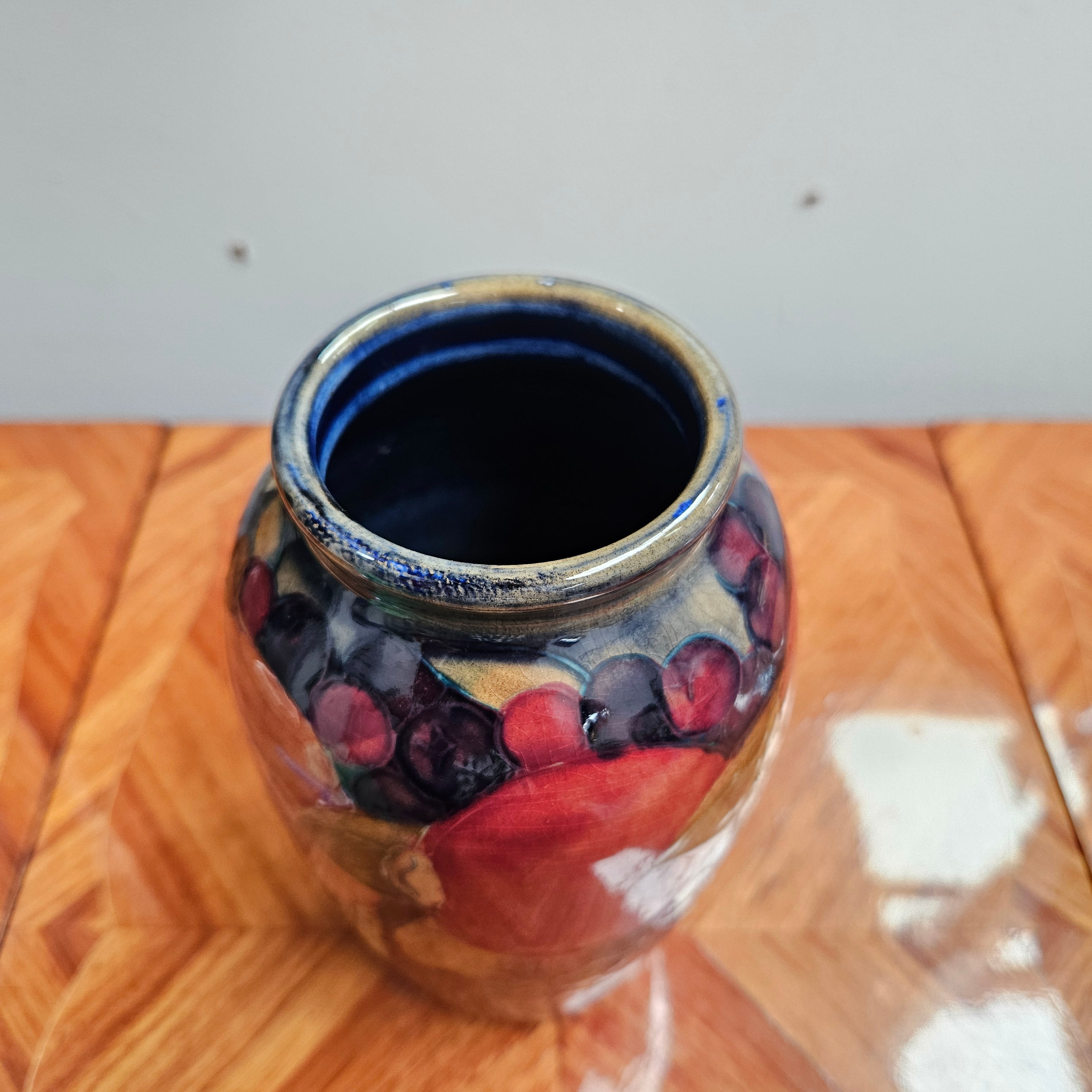 Large Moorcroft Flambe Pomegranate Vase | Antique & Vintage | Moonee Ponds Antiques | Australia Wide Delivery
