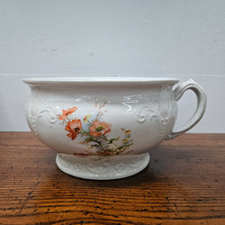 Antique Victorian White / Floral Chamber Pot | Antique & Vintage | Moonee Ponds Antiques | Australia Wide Delivery