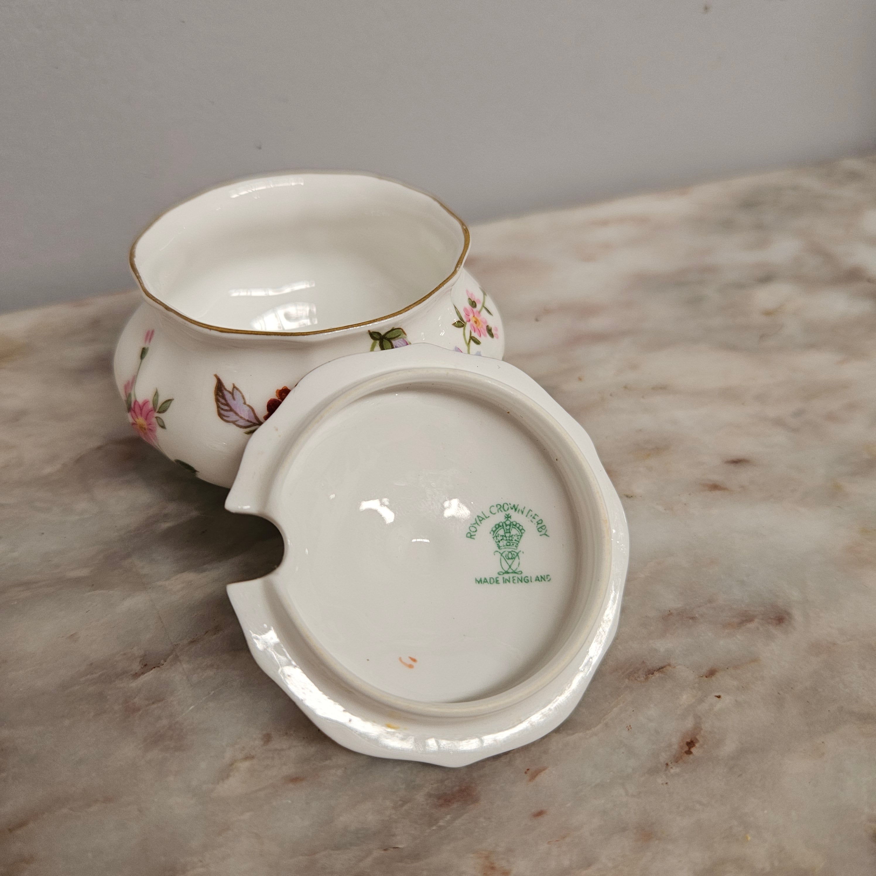 Vintage Royal Crown Derby Mustard Pot | Antique & Vintage | Moonee Ponds Antiques | Australia Wide