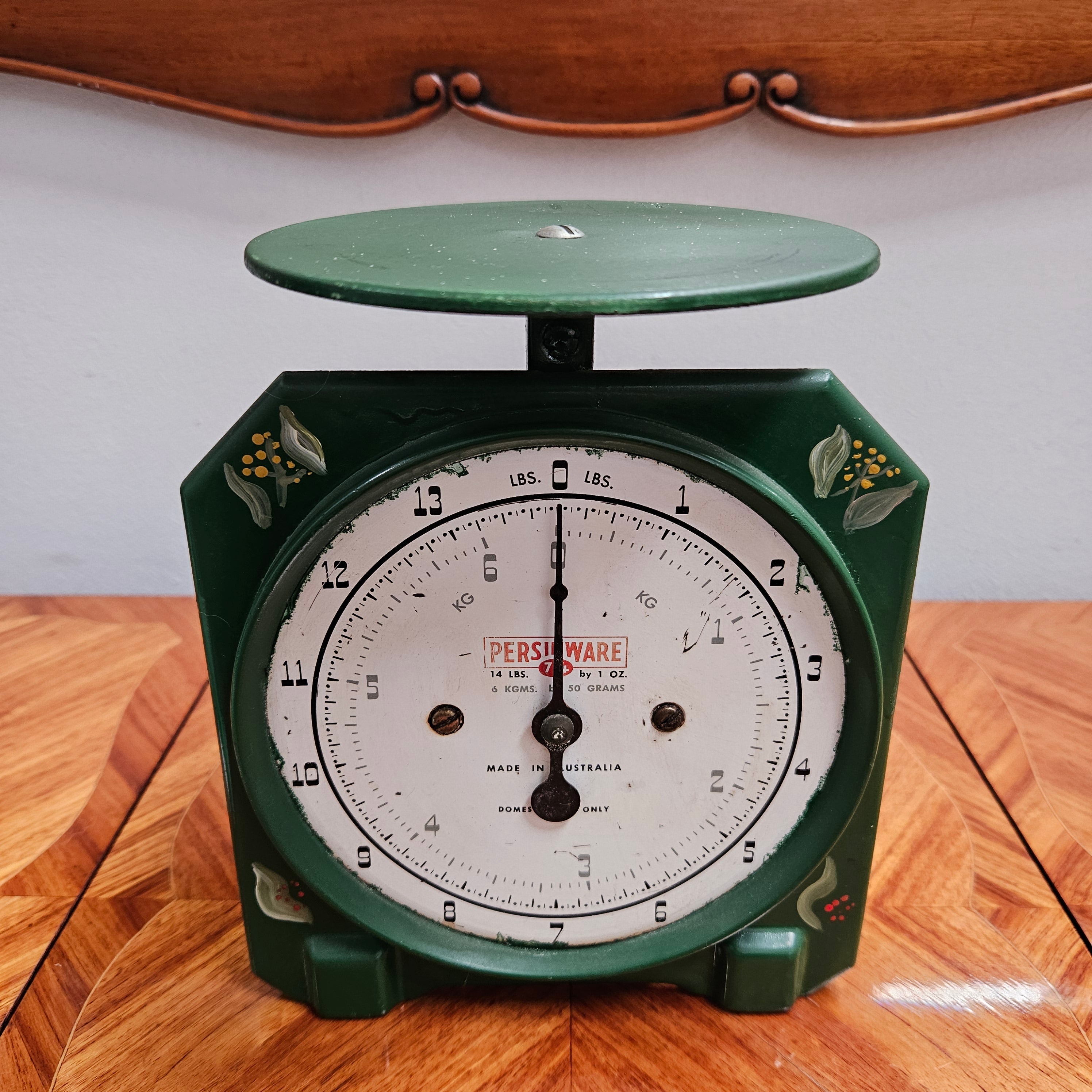 Vintage Persinware Kitchen Scales | Antique & Vintage | Moonee Ponds Antiques | Australia Wide Delivery