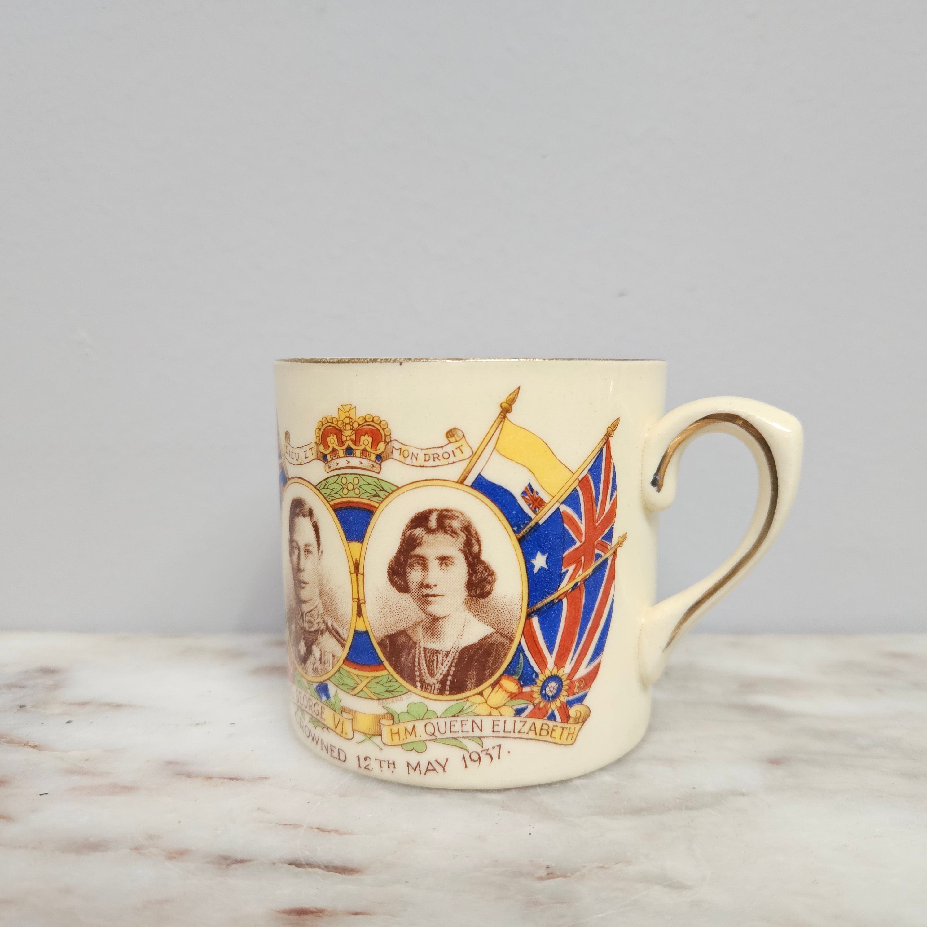 Vintage Empire Works China Commerative Cup 1937 | Antique & Vintage | Moonee Ponds Antiques | Australia Wide Delivery
