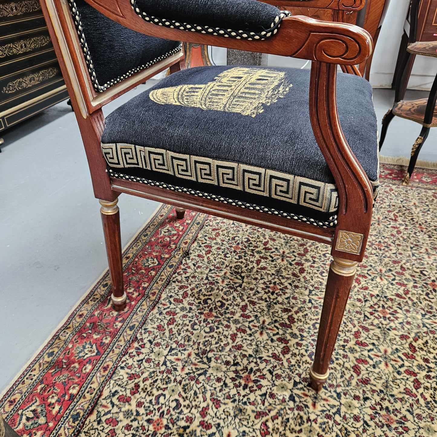 Impressive Louis XVth Style Vintage Armchair