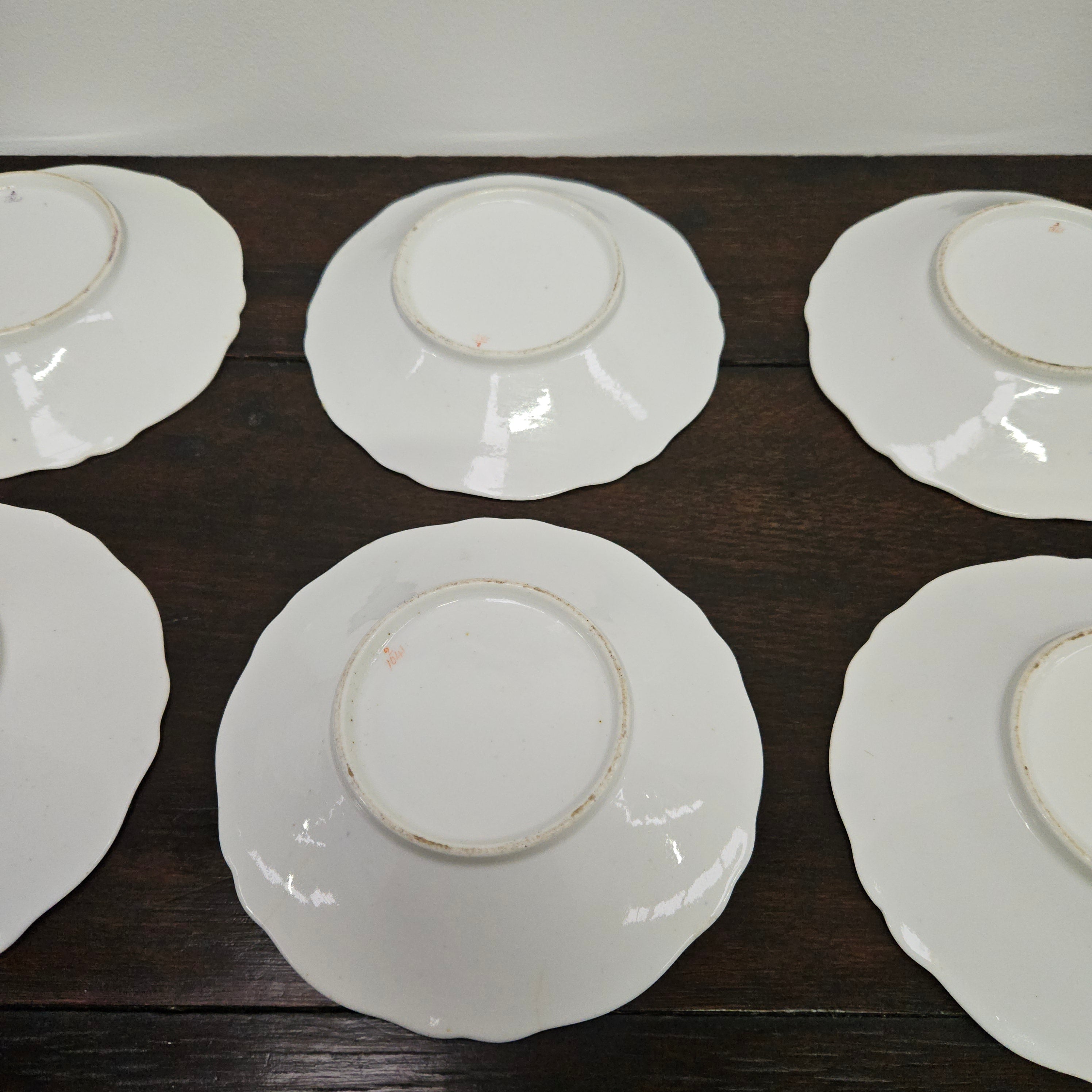 Ridgway Regency Period 6 Hand Painted & Gilded Cups & Saucers | Antique & Vintage | Moonee Ponds Antiques | Australia Wide Delivery