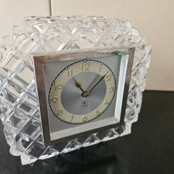 Vintage Crystal Bedroom Clock | Antique & Vintage | Moonee Ponds Antiques | Australia Wide Delivery