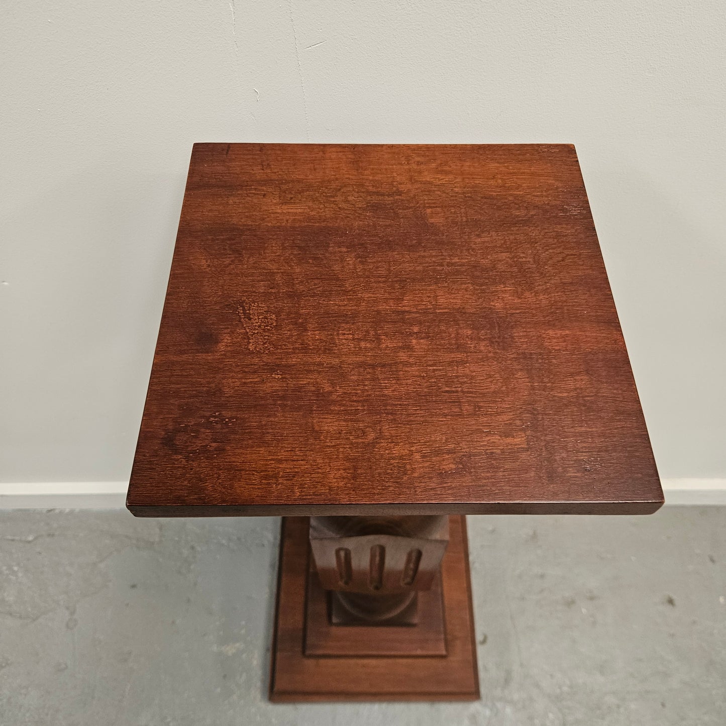 Stunning Antique Walnut Pedestal