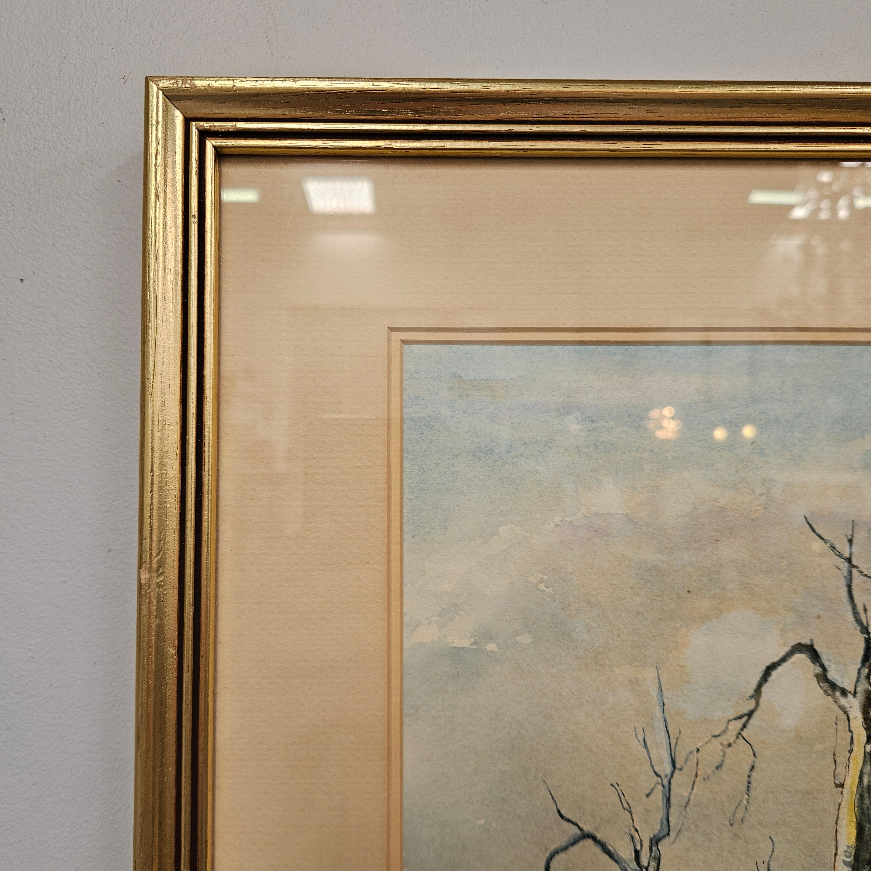 Watercolour Landscape Signed | Antique & Vintage | Moonee Ponds Antiques | Australia Wide
