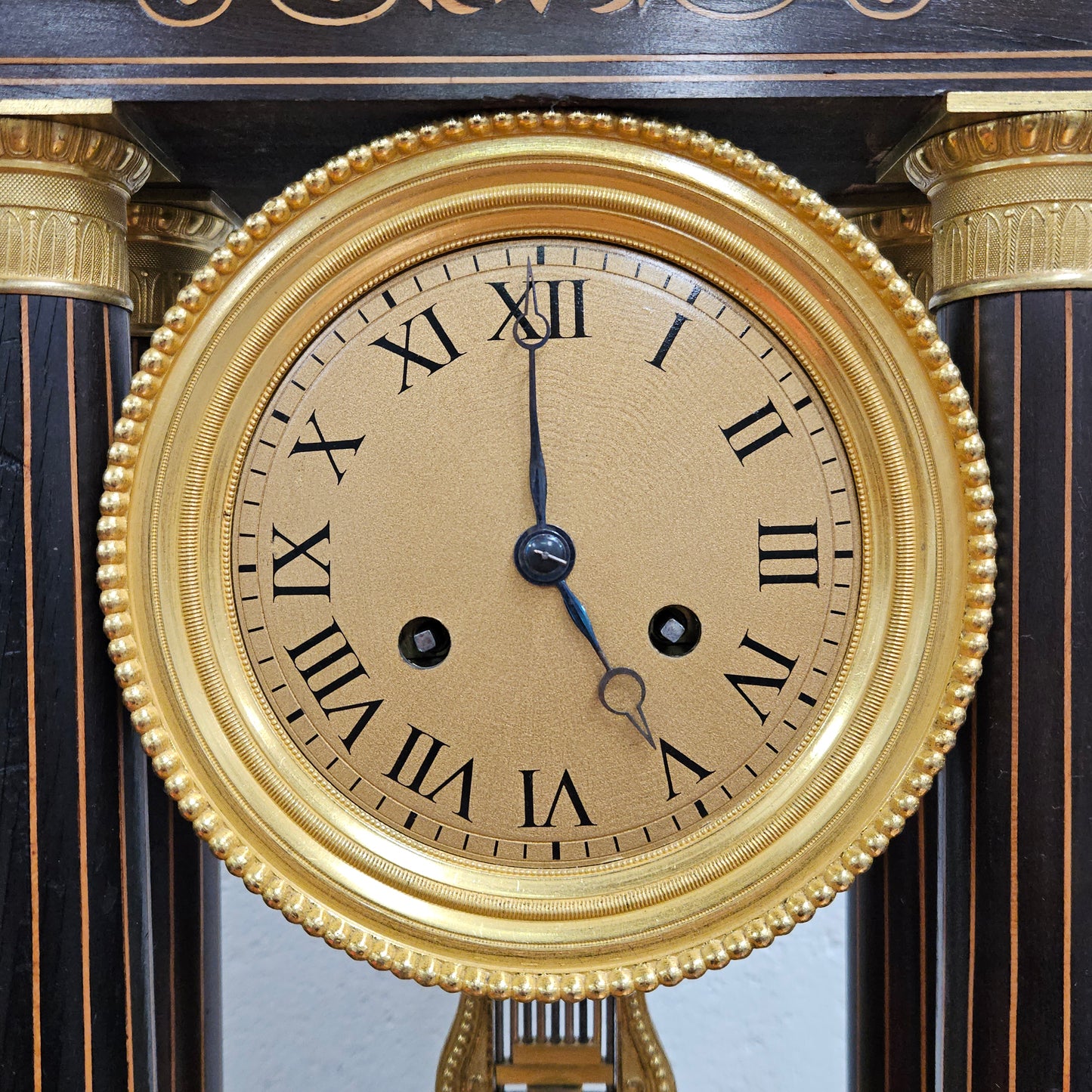 Early 19th Century Charles X Portico Clock