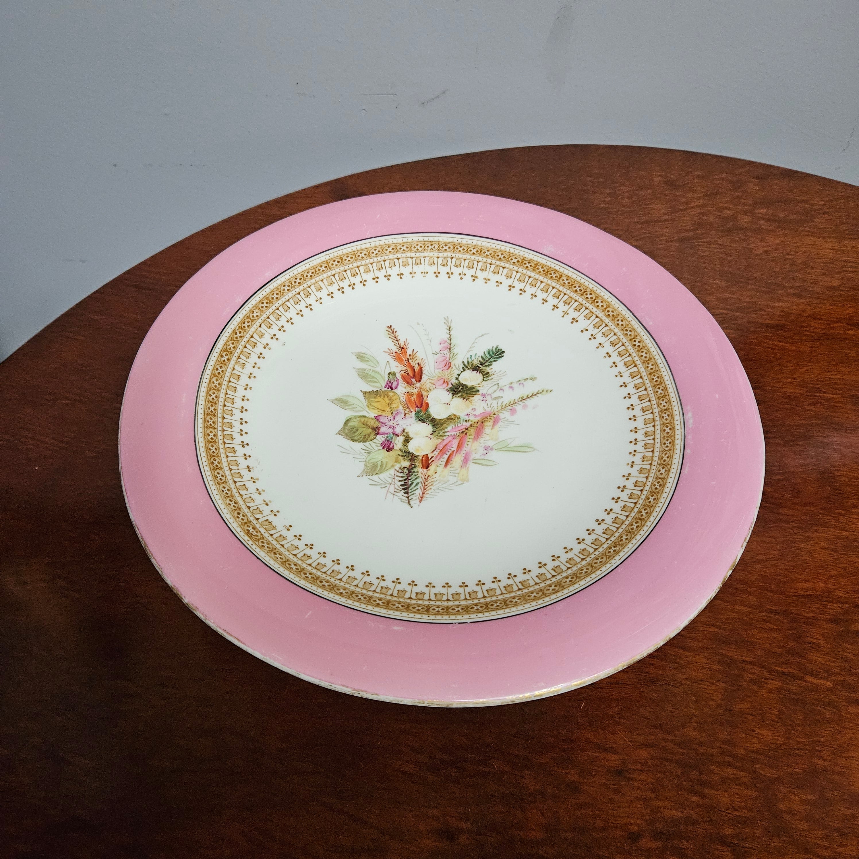 Antique Royal Worcester Hand Painted Comport