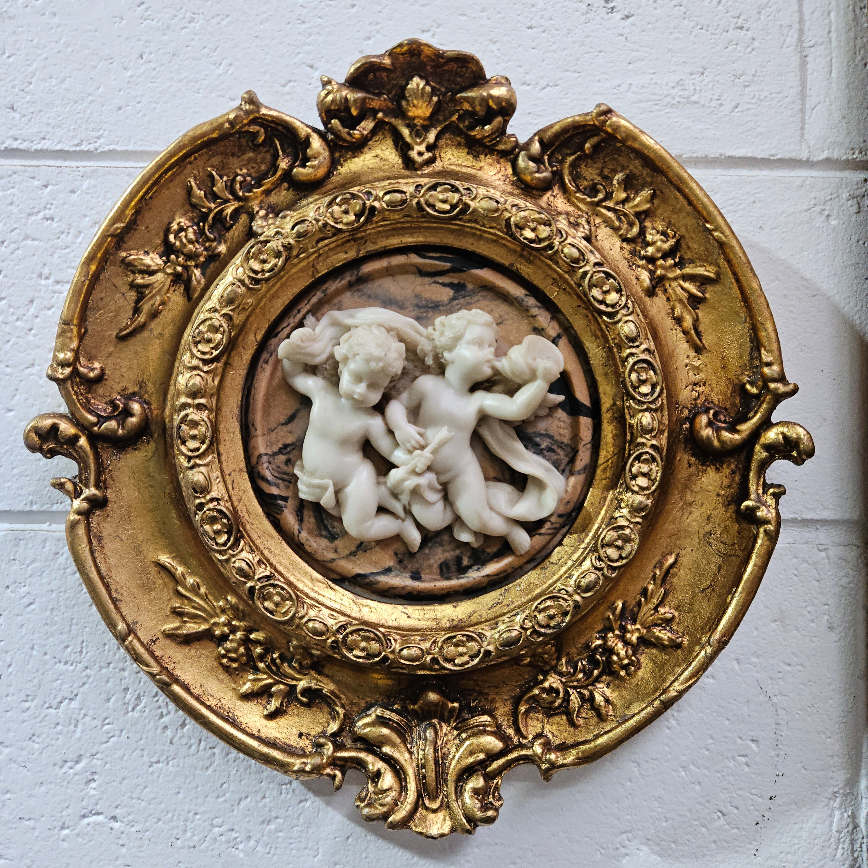 Vintage French Style Cherub Wall Plaque | Antique & Vintage | Moonee Ponds Antiques | Australia Wide Delivery