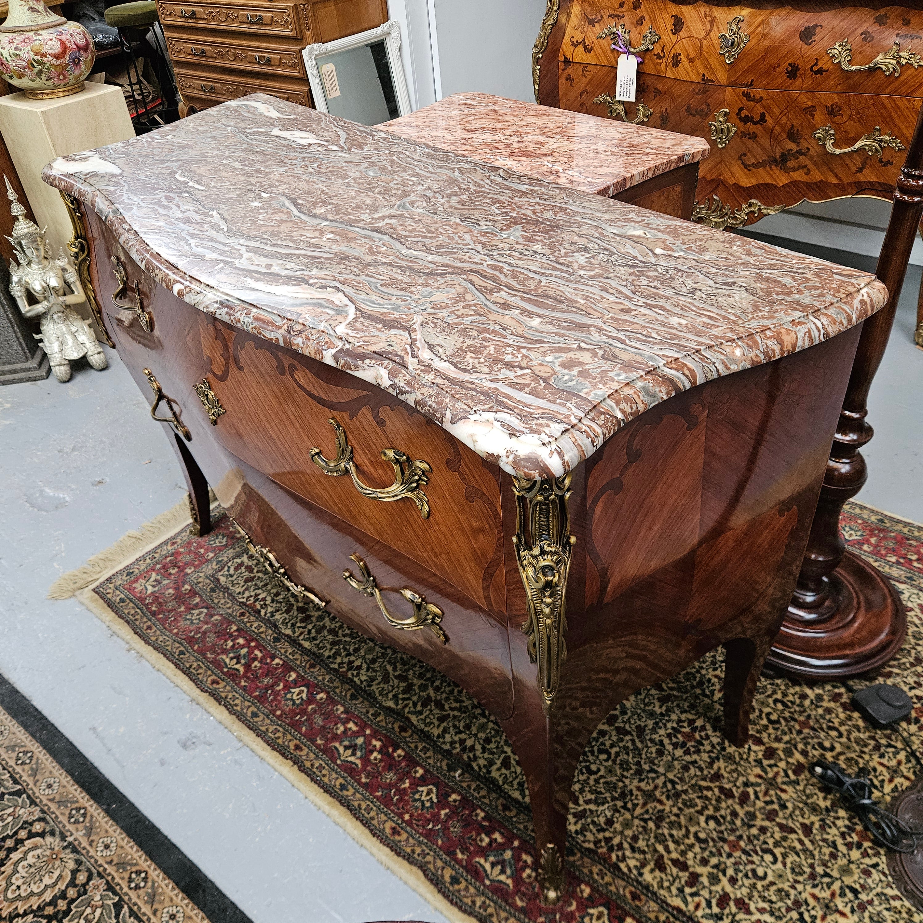 Louis XVth Style Marble Top Commode | Antique & Vintage | Moonee Ponds Antiques | Australia Wide