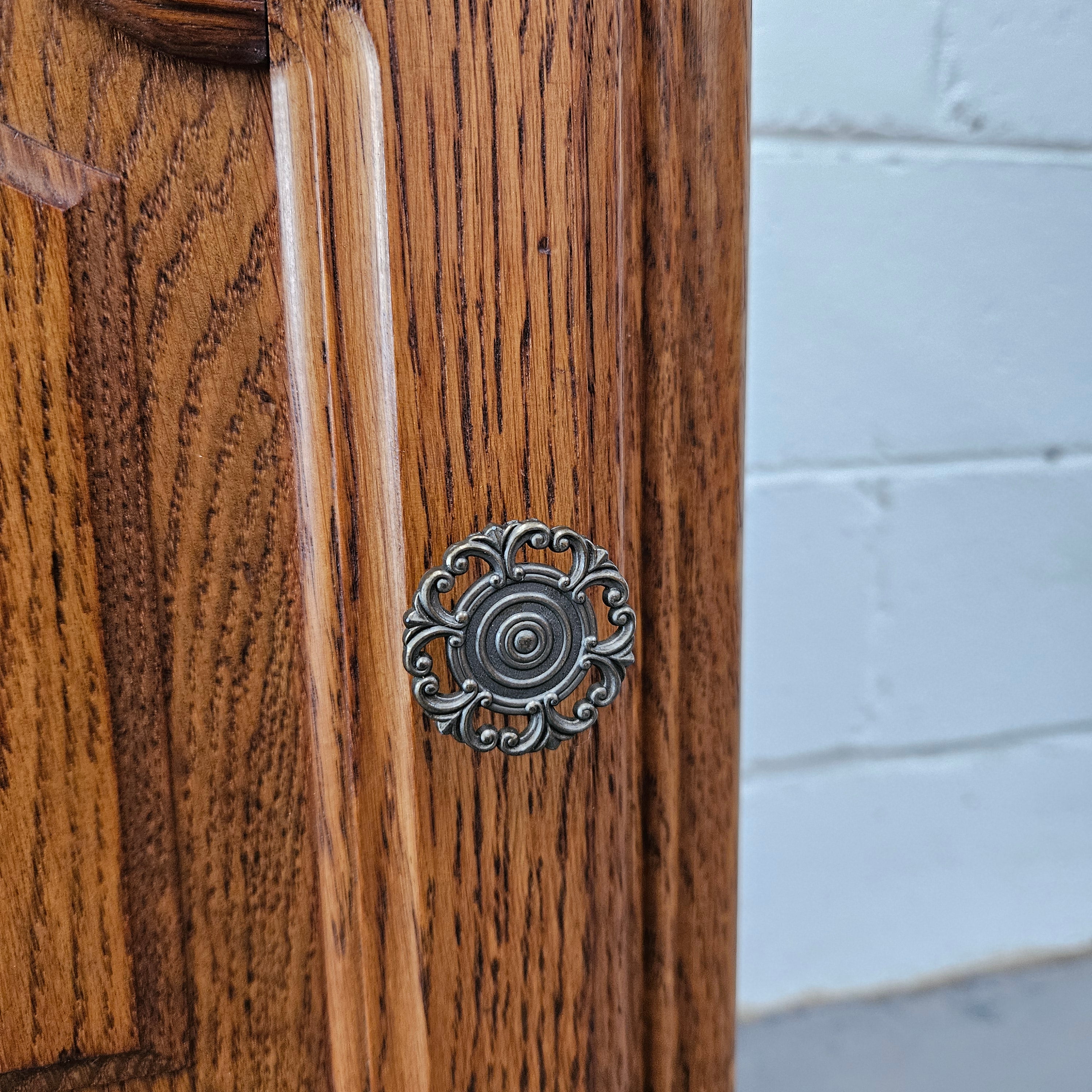 French Oak Louis XV Style Single Bedside