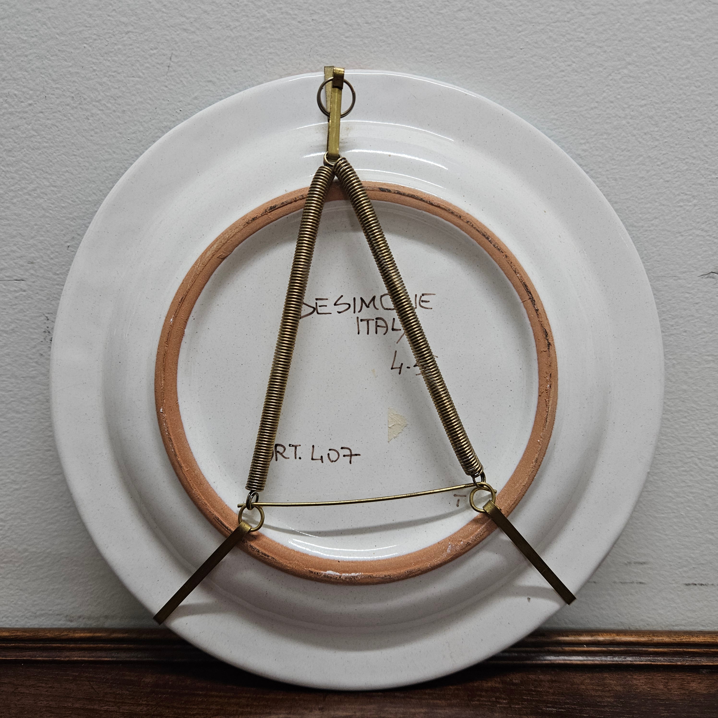 Vintage Desimone Wall Display Plate | Antique & Vintage | Moonee Ponds Antiques | Australia Wide Delivery
