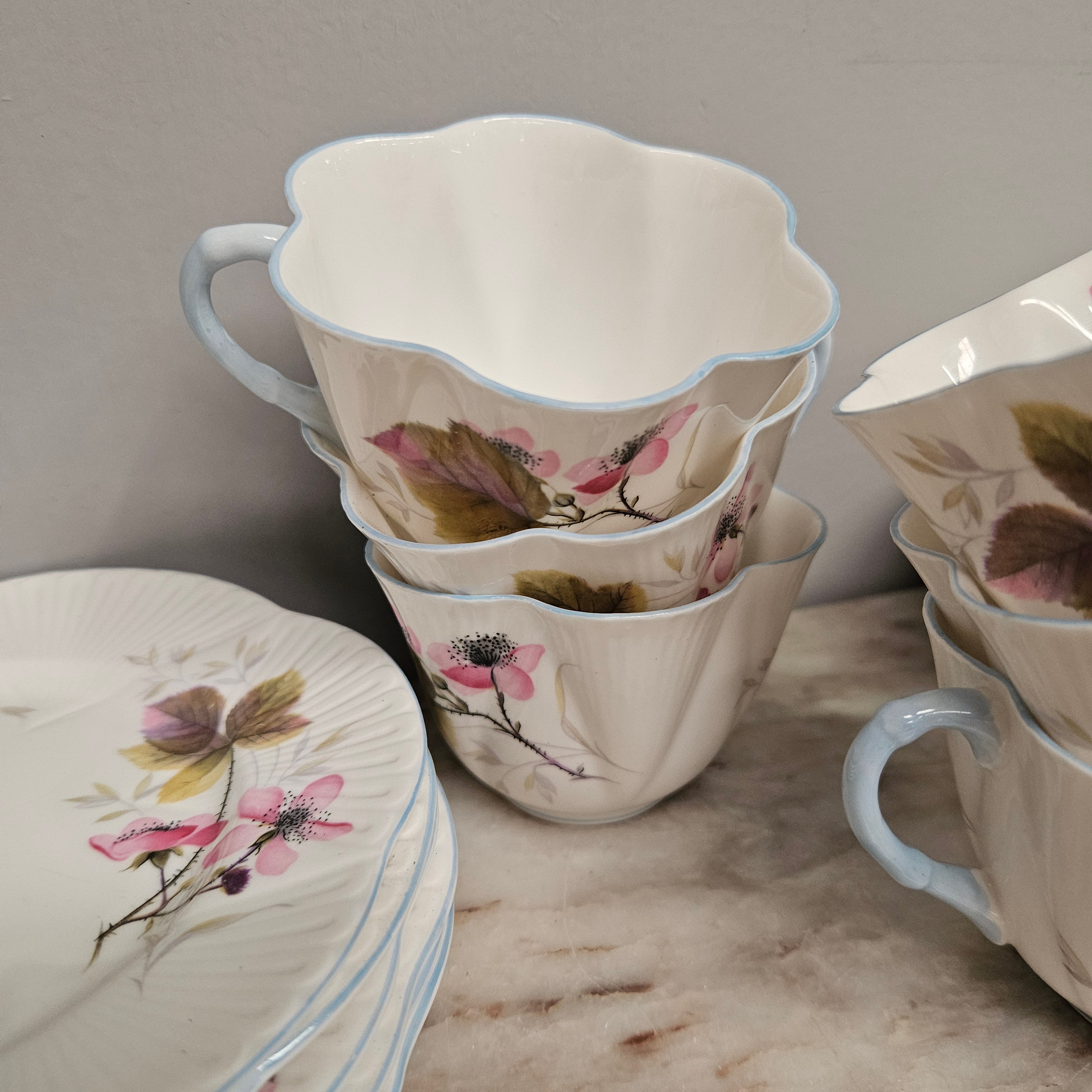 Rare Shelley Bramble Pattern Tea Set | Antique & Vintage | Moonee Ponds Antiques | Australia Wide Delivery