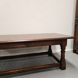 French Oak Refectory Coffee Table