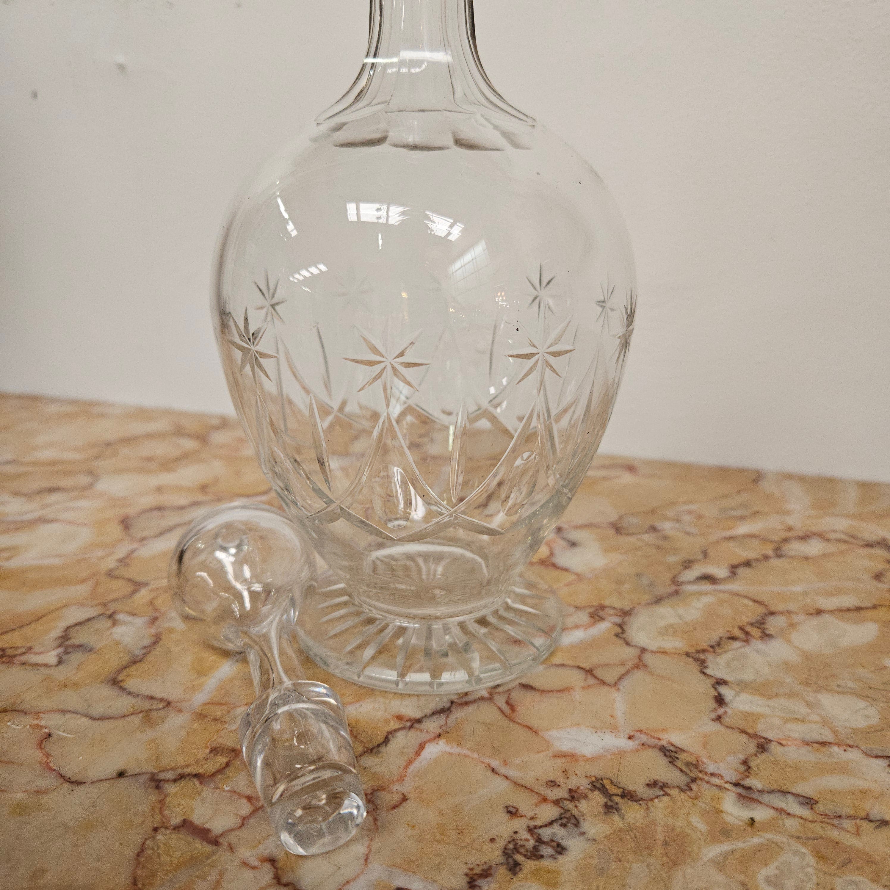 Crystal Glass Victorian Decanter | Antique & Vintage | Moonee Ponds Antiques | Australia Wide Delivery