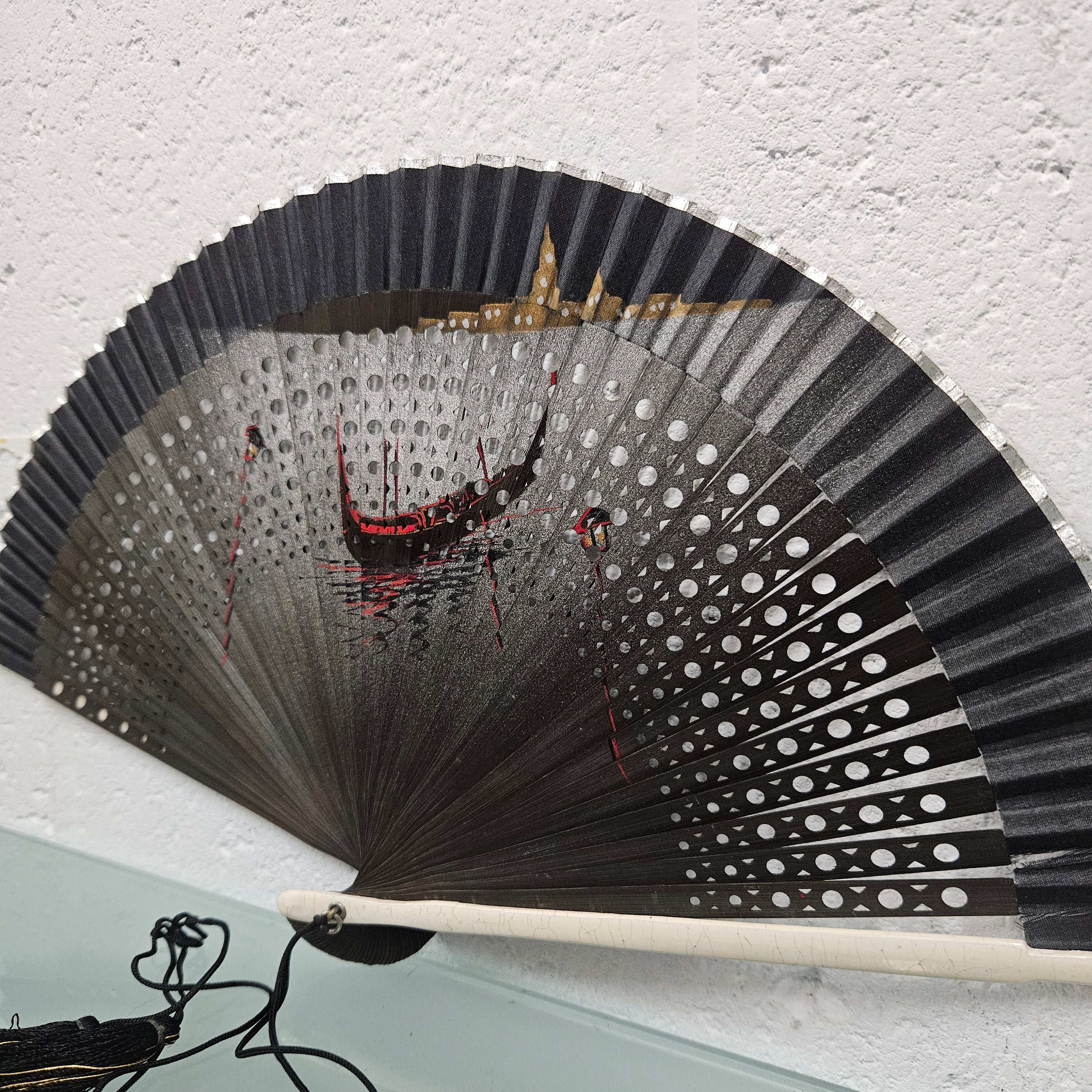 Painted Vintage Fan | Antique & Vintage | Moonee Ponds Antiques | Australia Wide Delivery