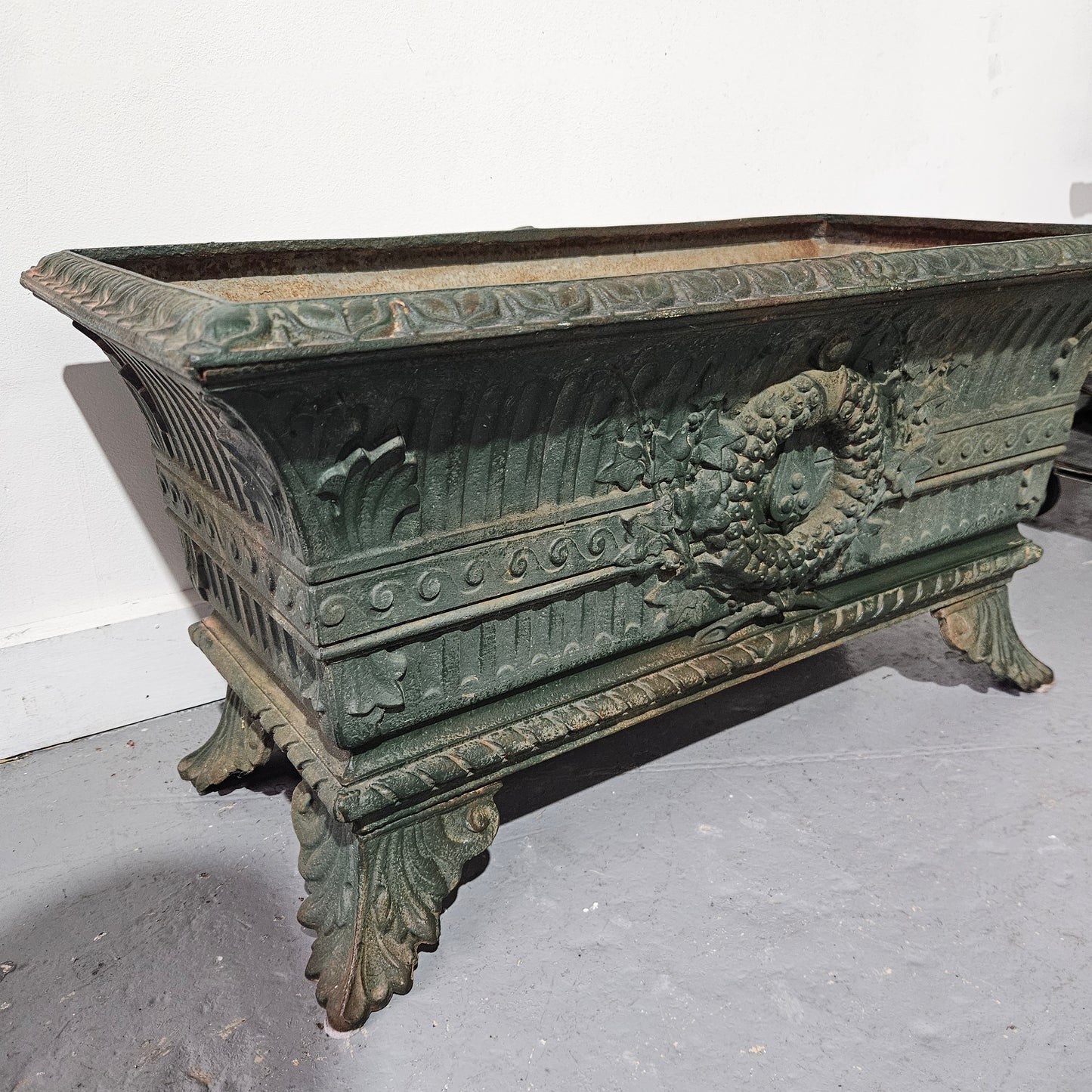 Antique 19th Century  French Cast Iron Planter