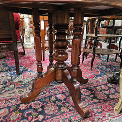 Vintage Mahogany Marble Top Centre Table