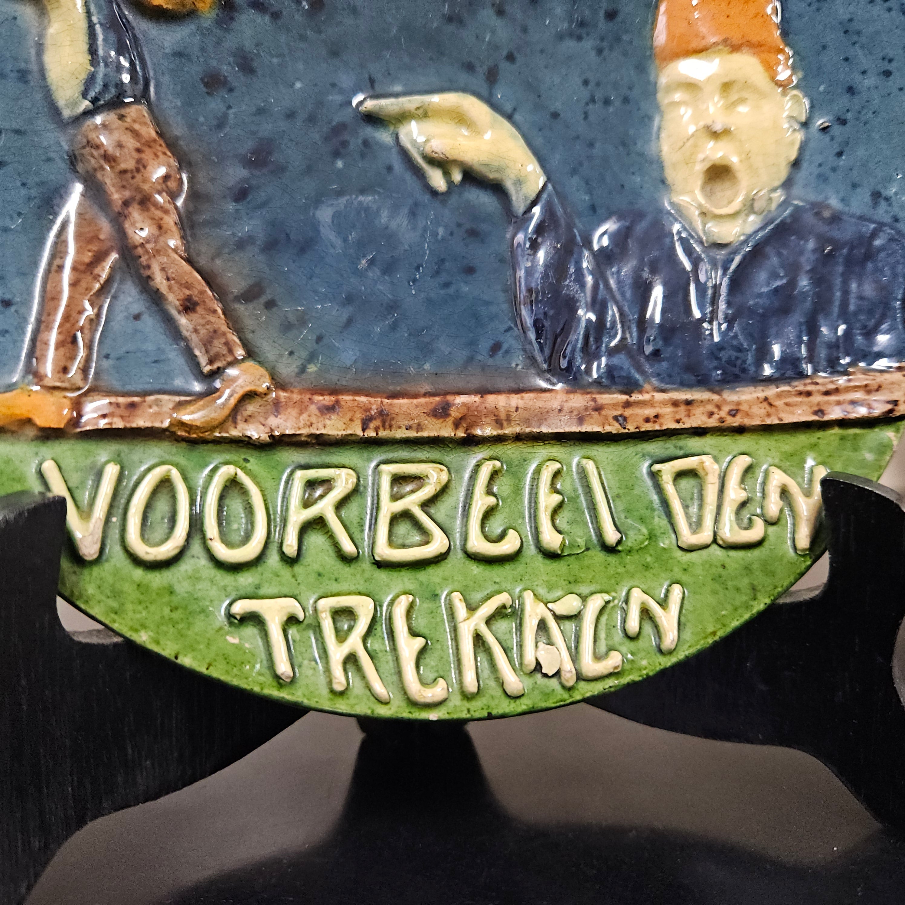 Rare Dutch Pottery Plate C1920's | Antique & Vintage | Moonee Ponds Antiques | Australia Wide Delivery