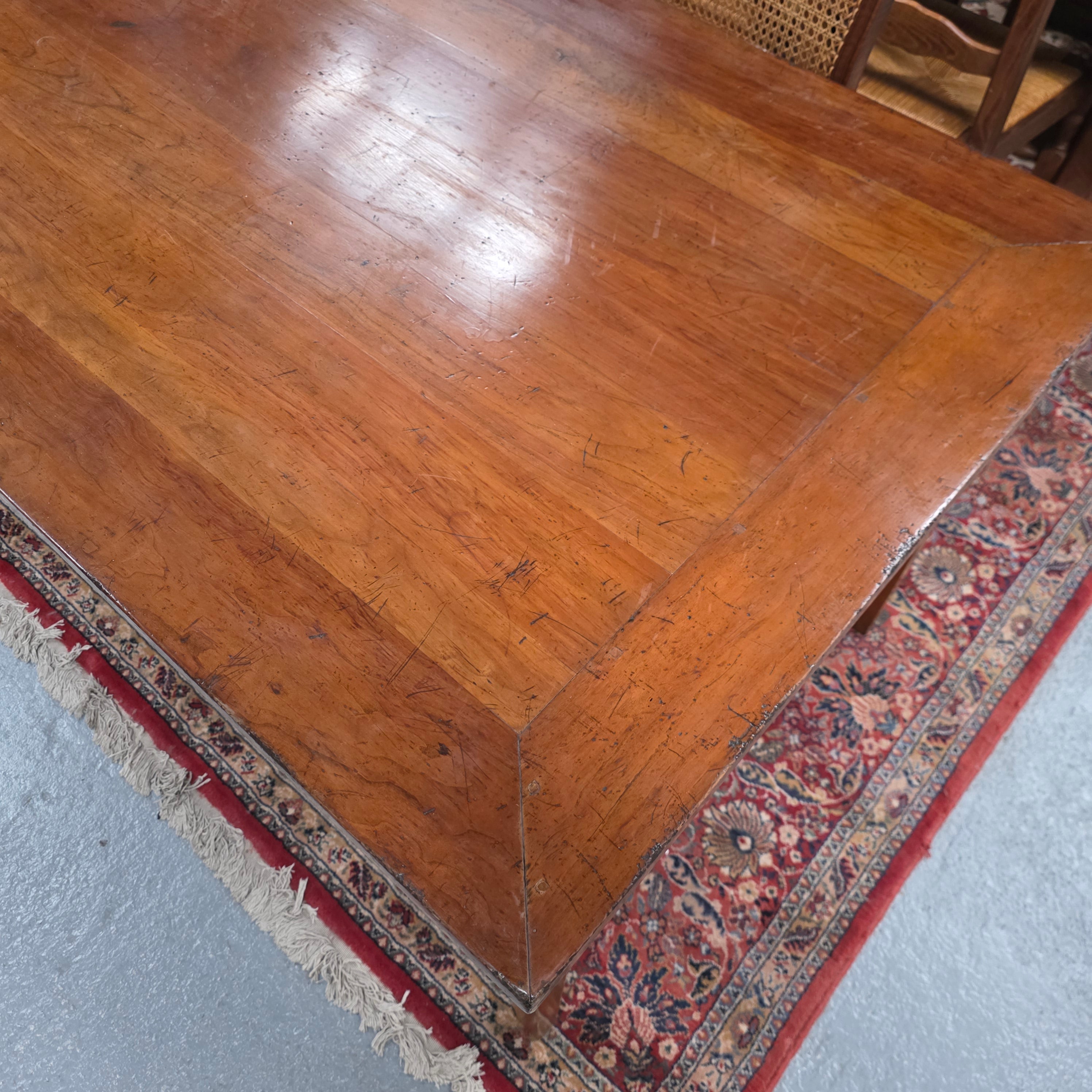 Just Arrived French Fruit Wood Farmhouse Table | Antique & Vintage | Moonee Ponds Antiques | Australia Wide Delivery